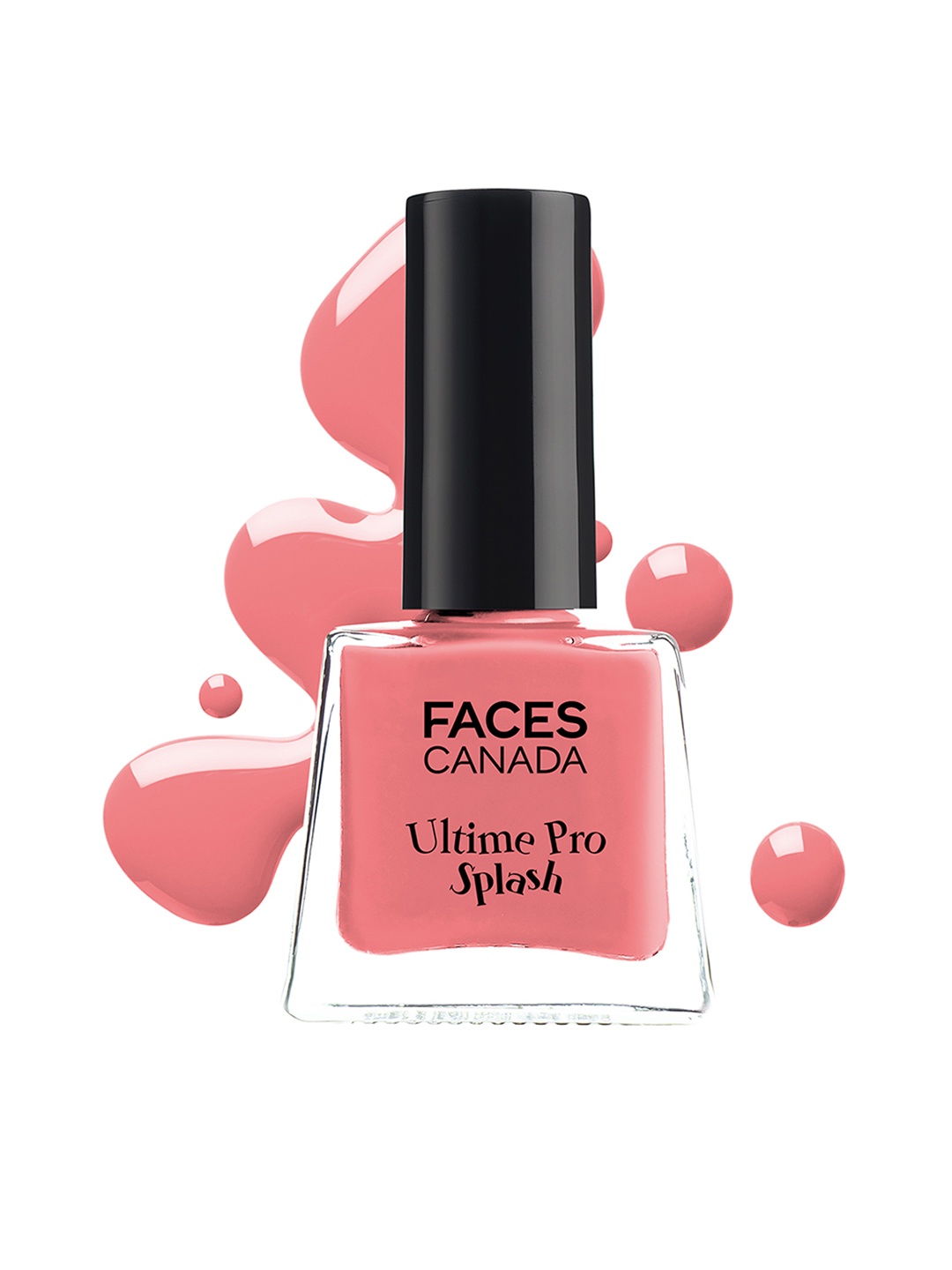 

FACES CANADA Ultime Pro Splash Quick-Dry Mini Nail Enamel 5ml - Ballerina 201, Pink