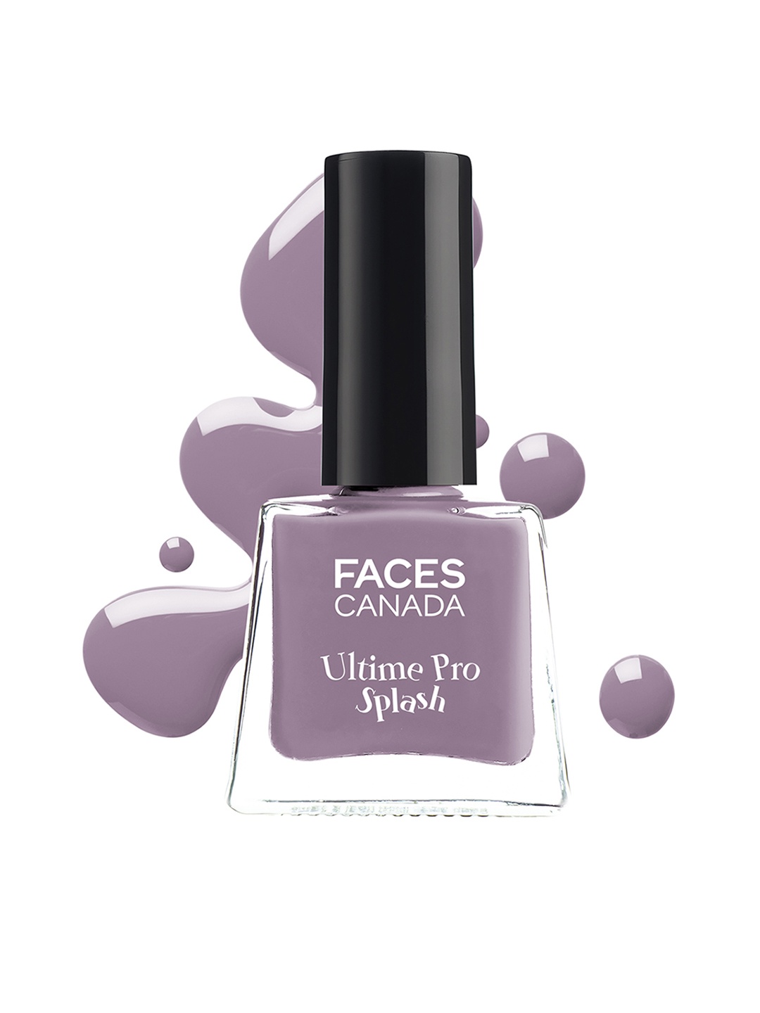 

FACES CANADA Ultime Pro Splash Quick-Dry Mini Nail Enamel 5ml - Midnight 140, Purple