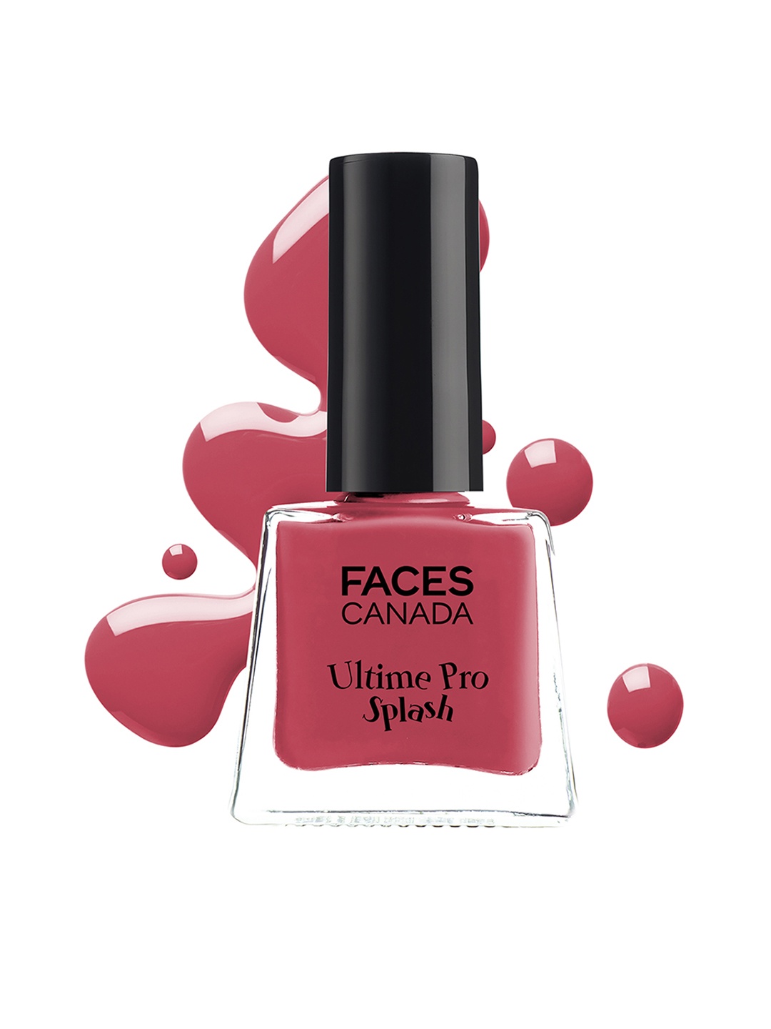 

FACES CANADA Ultime Pro Splash Quick-Dry Mini Nail Enamel 5ml - Cherry Red 110, Rust