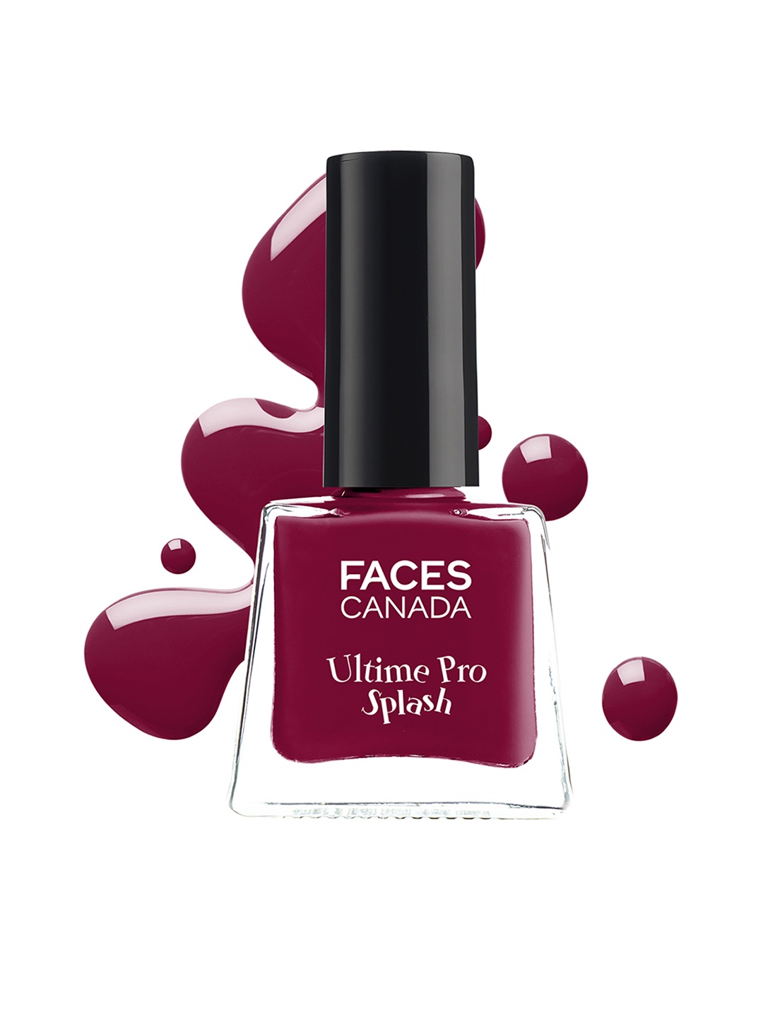 

FACES CANADA Ultime Pro Splash Quick-Dry Mini Nail Enamel 5ml - Marooned 401, Maroon