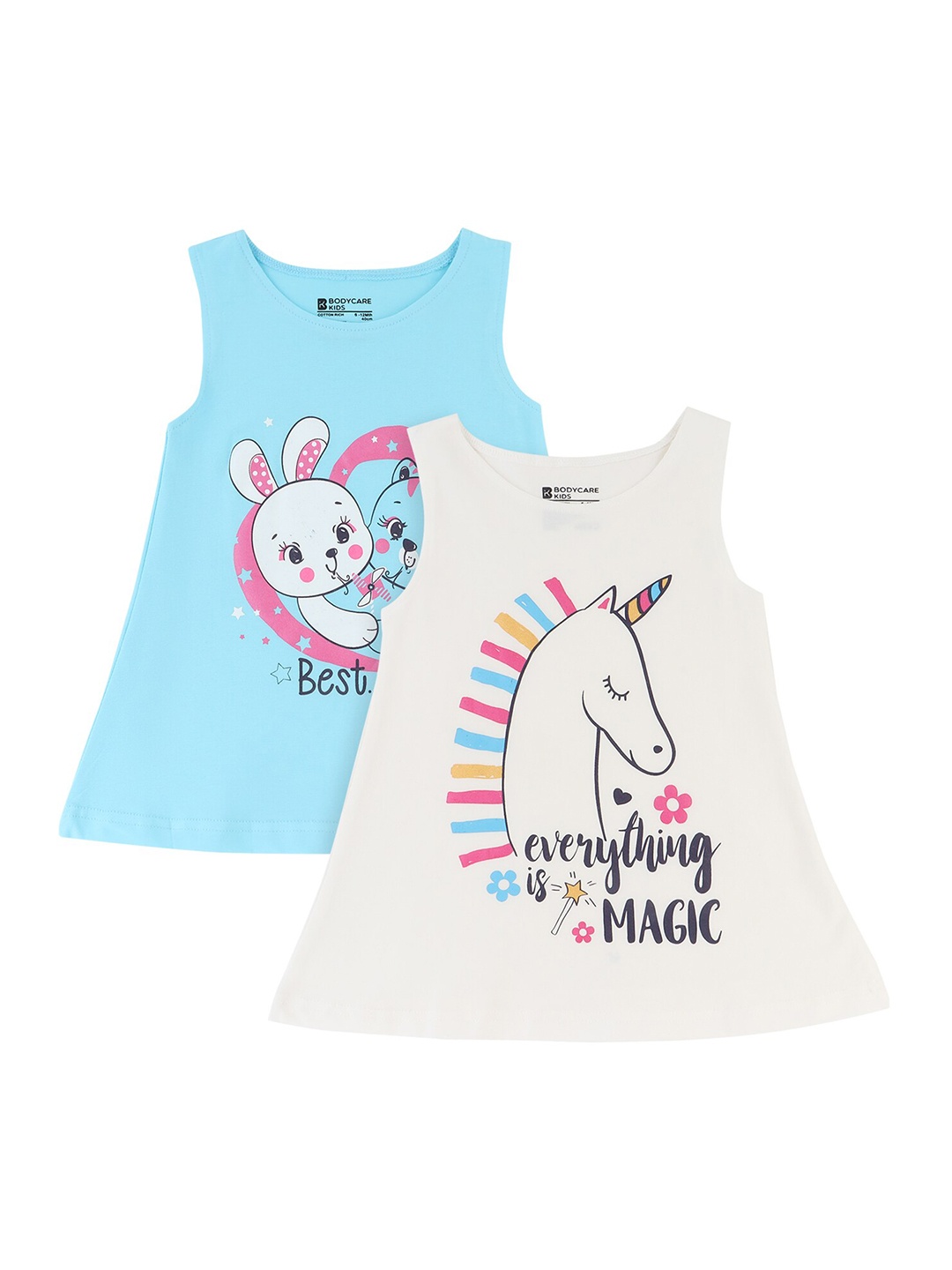 

Bodycare Kids Girls pack of 2 Assorted A-Line Dress