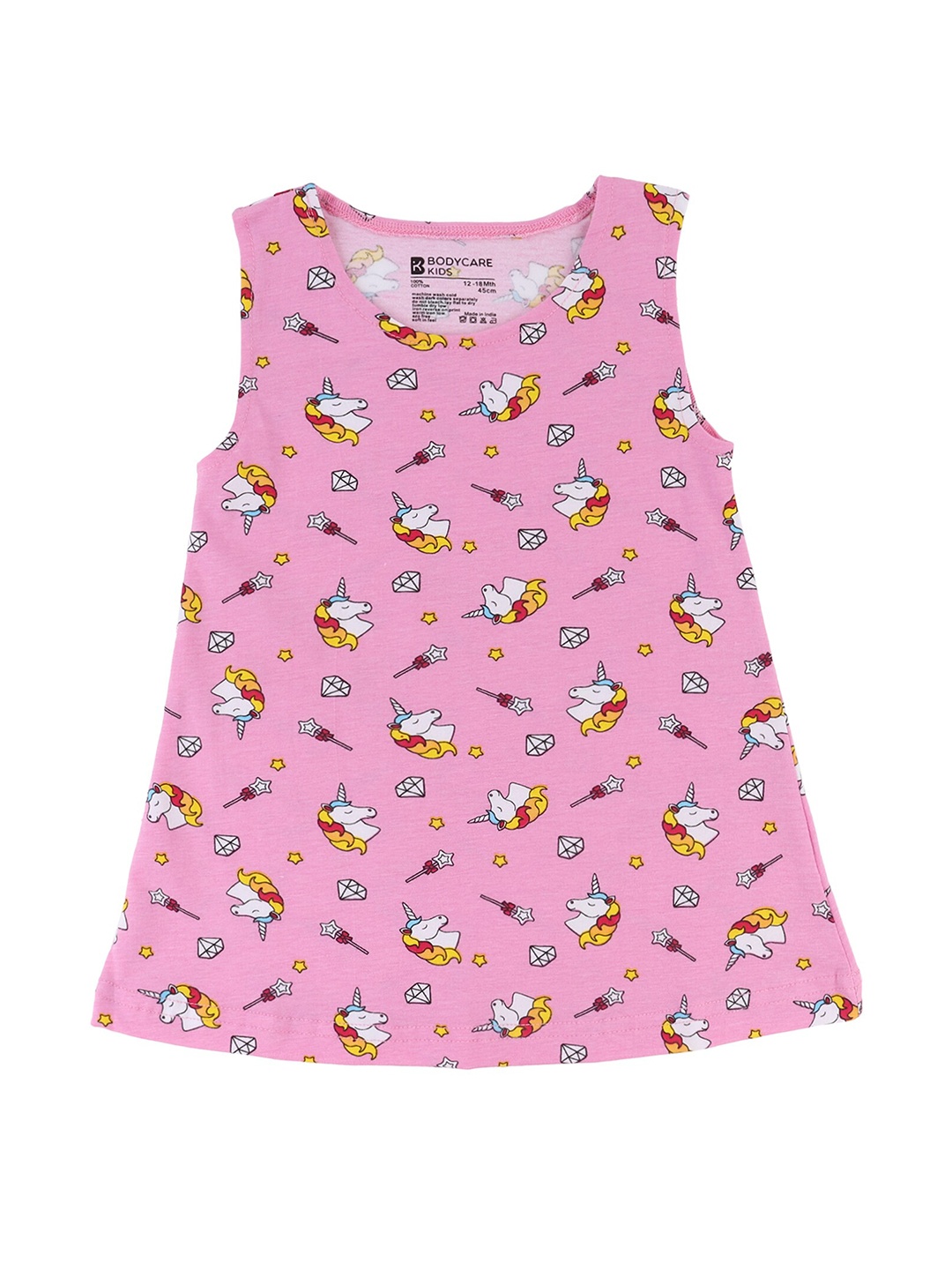 

Bodycare Pink A-Line Dress