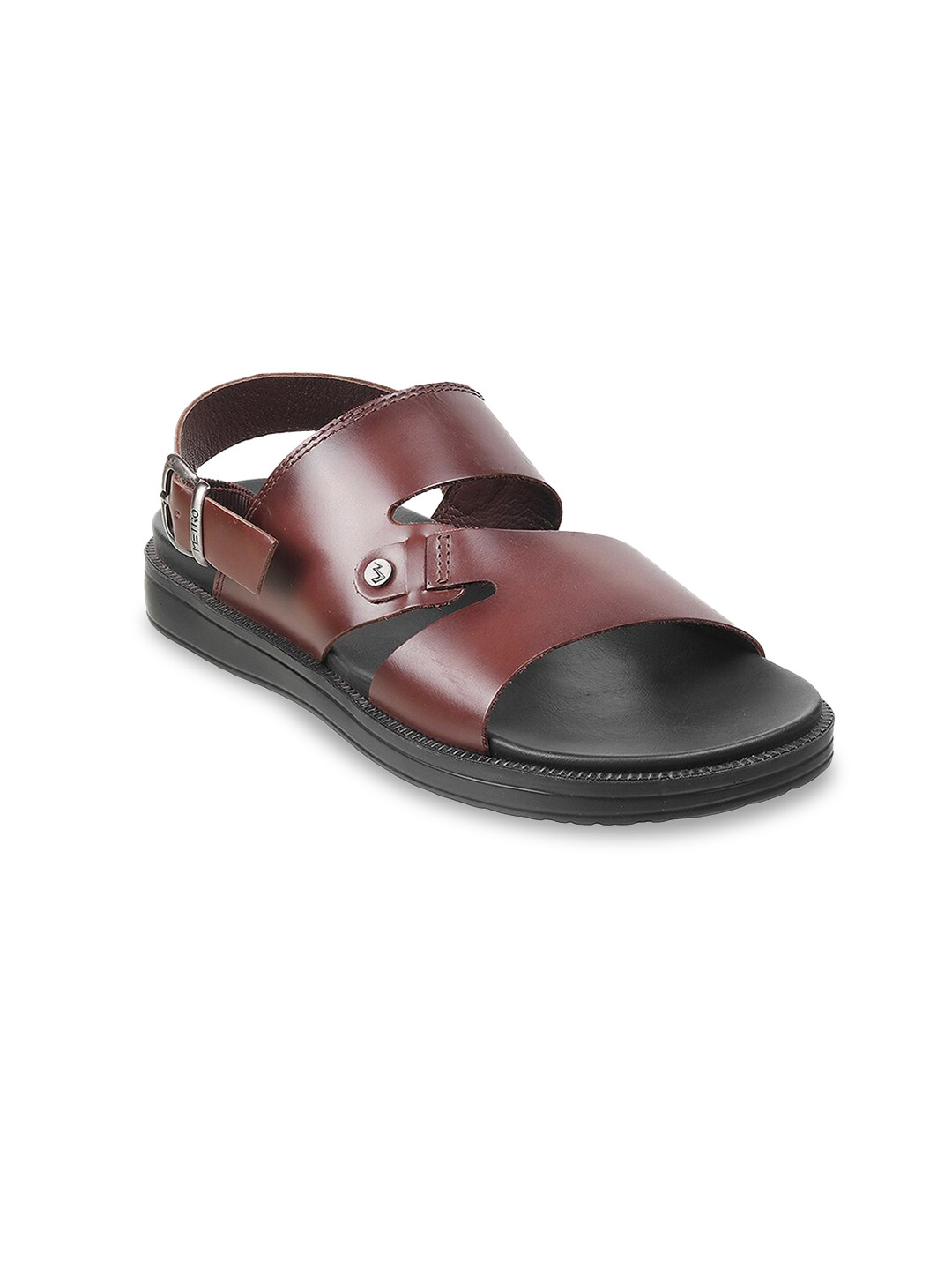 

Metro Men Brown & Black Comfort Sandals