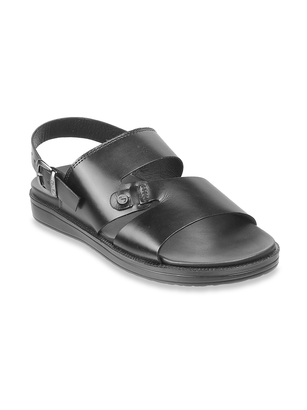 

Metro Men Black Comfort Sandals