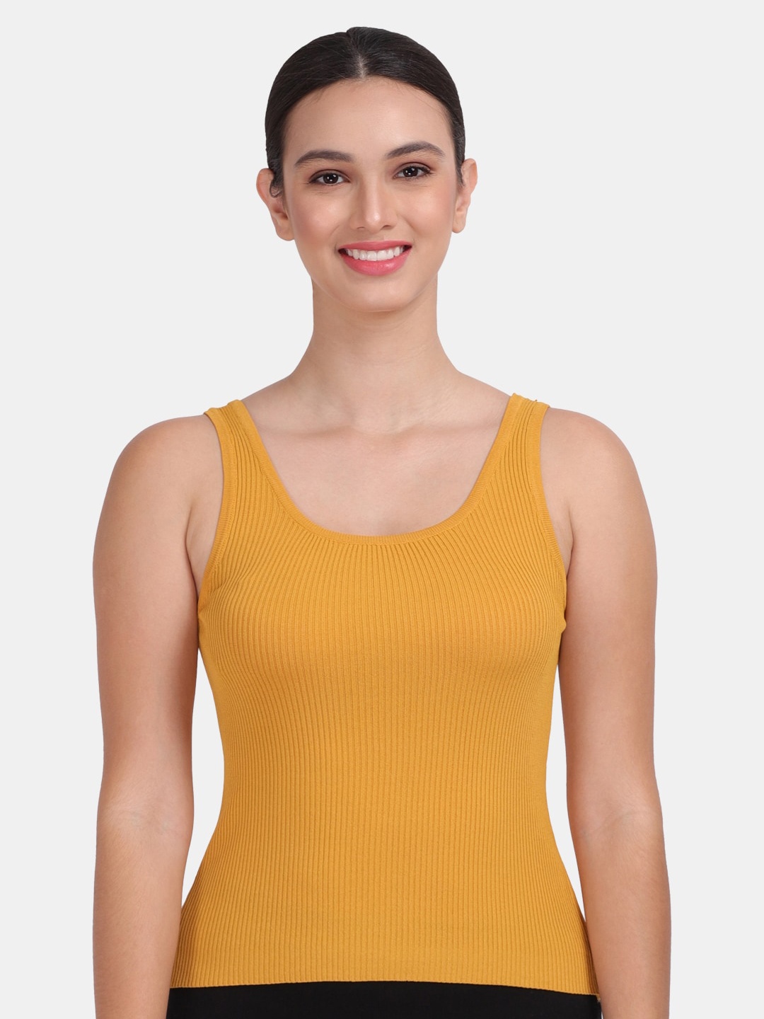 

Amour Secret Women Yellow Solid Non-Padded Camisoles