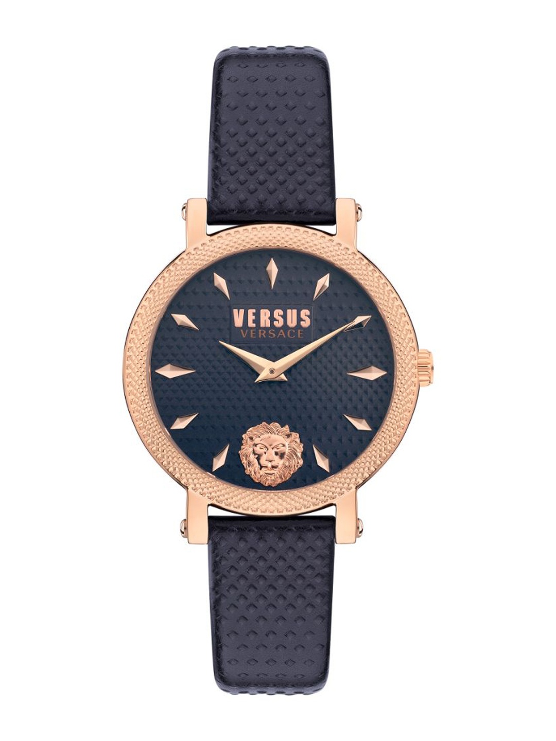 

Versus Women Blue Brass Dial & Blue Leather Straps Analogue Watch