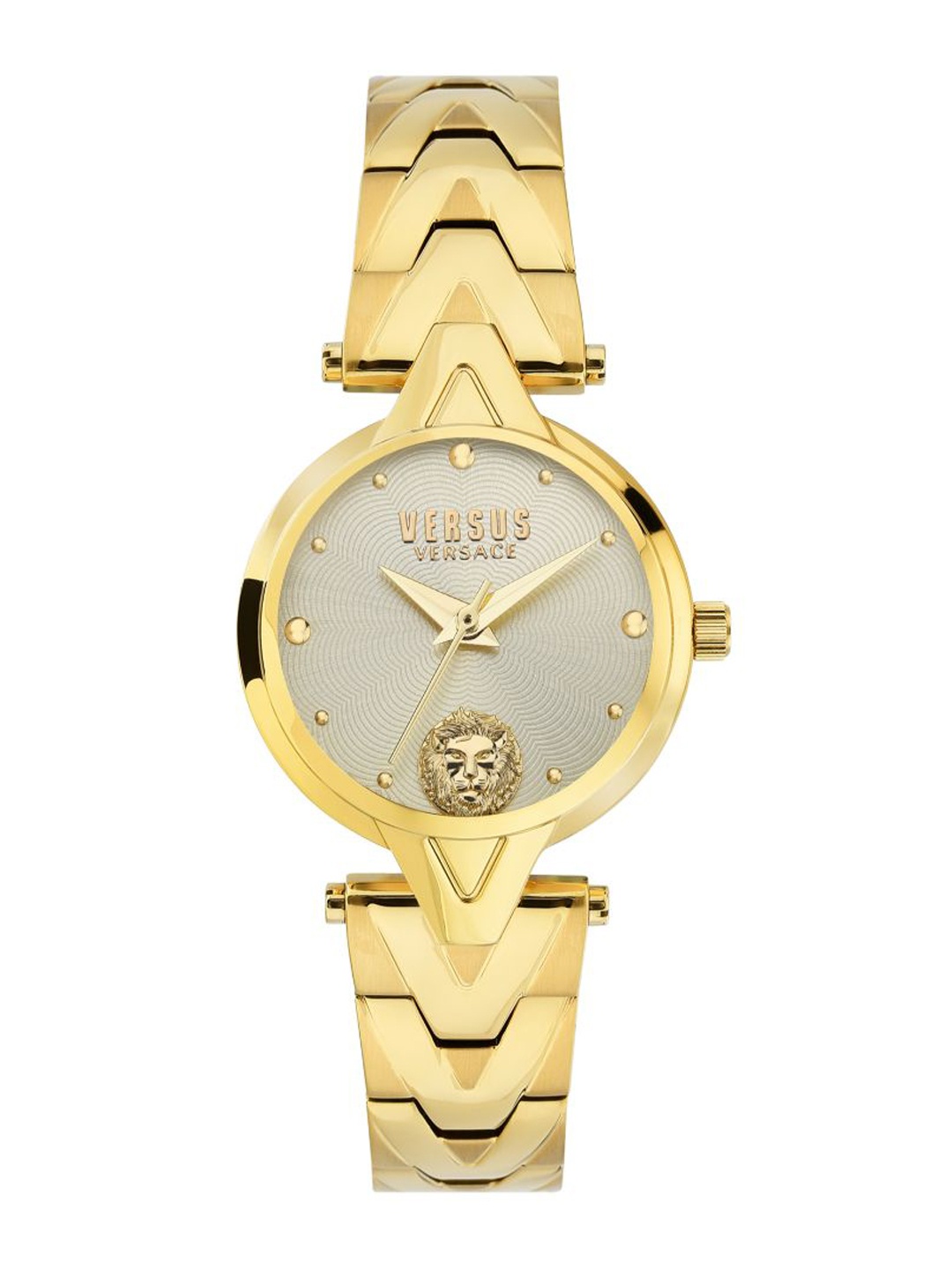 

Versus Women Gold Toned Steel Bracelet Style Analogue Watch-VSPVN0820