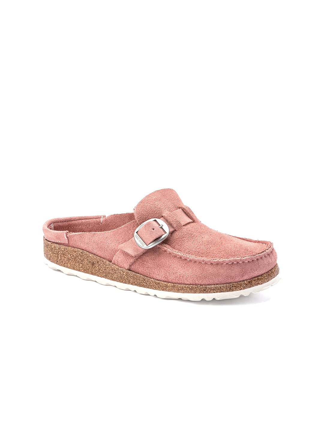 

Birkenstock Buckley Pink Clay Narrow Width Suede Leather Clogs