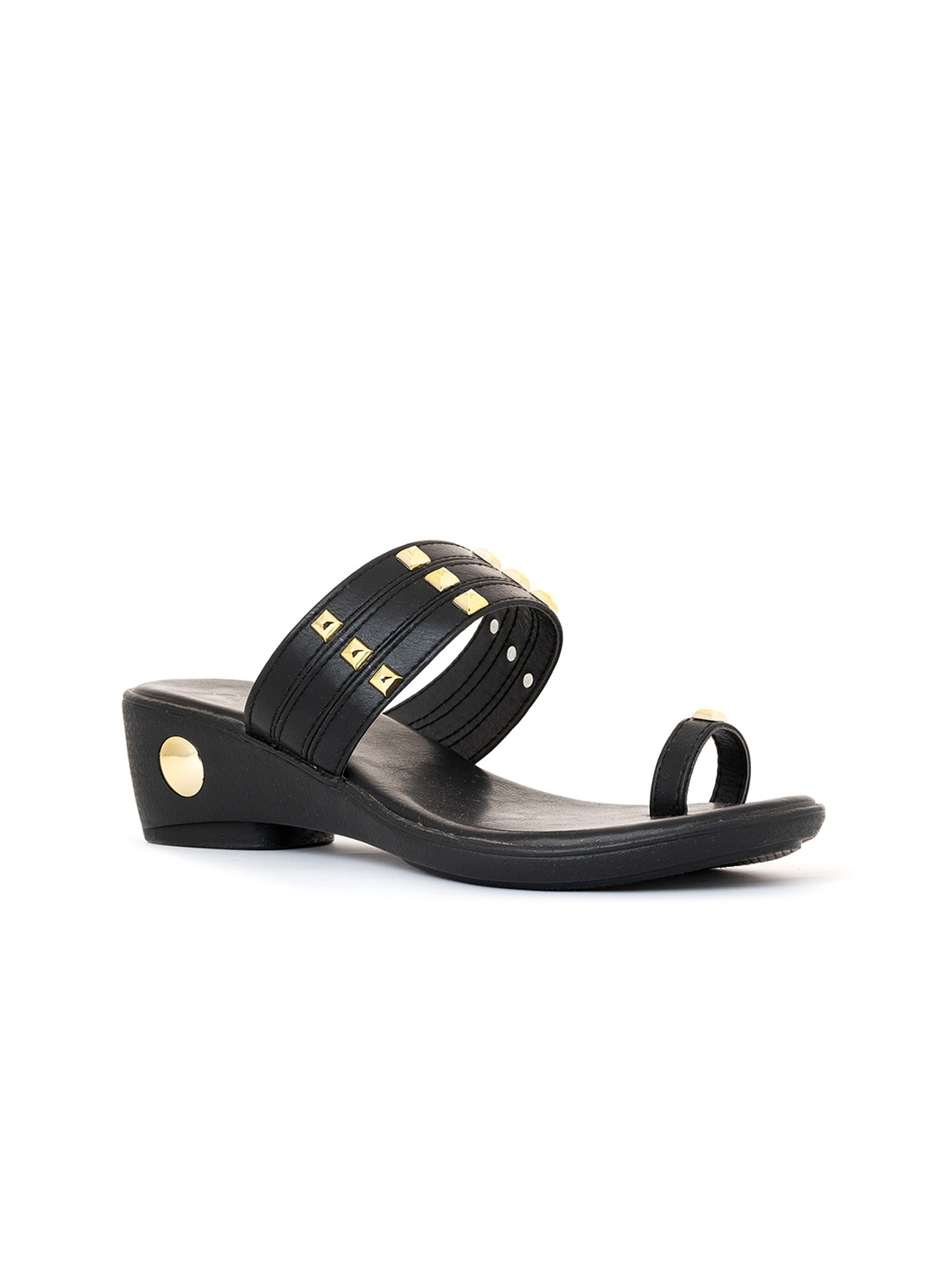 

Khadims Women Black Block Sandals