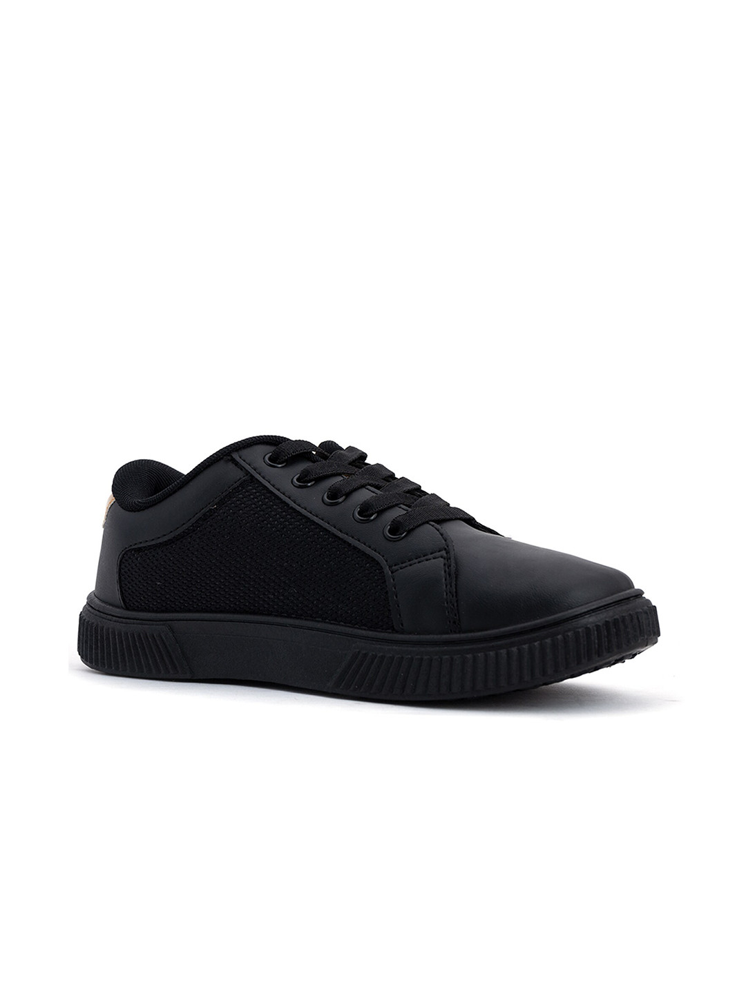 

Khadims Women Black Textile Running Non-Marking Shoes