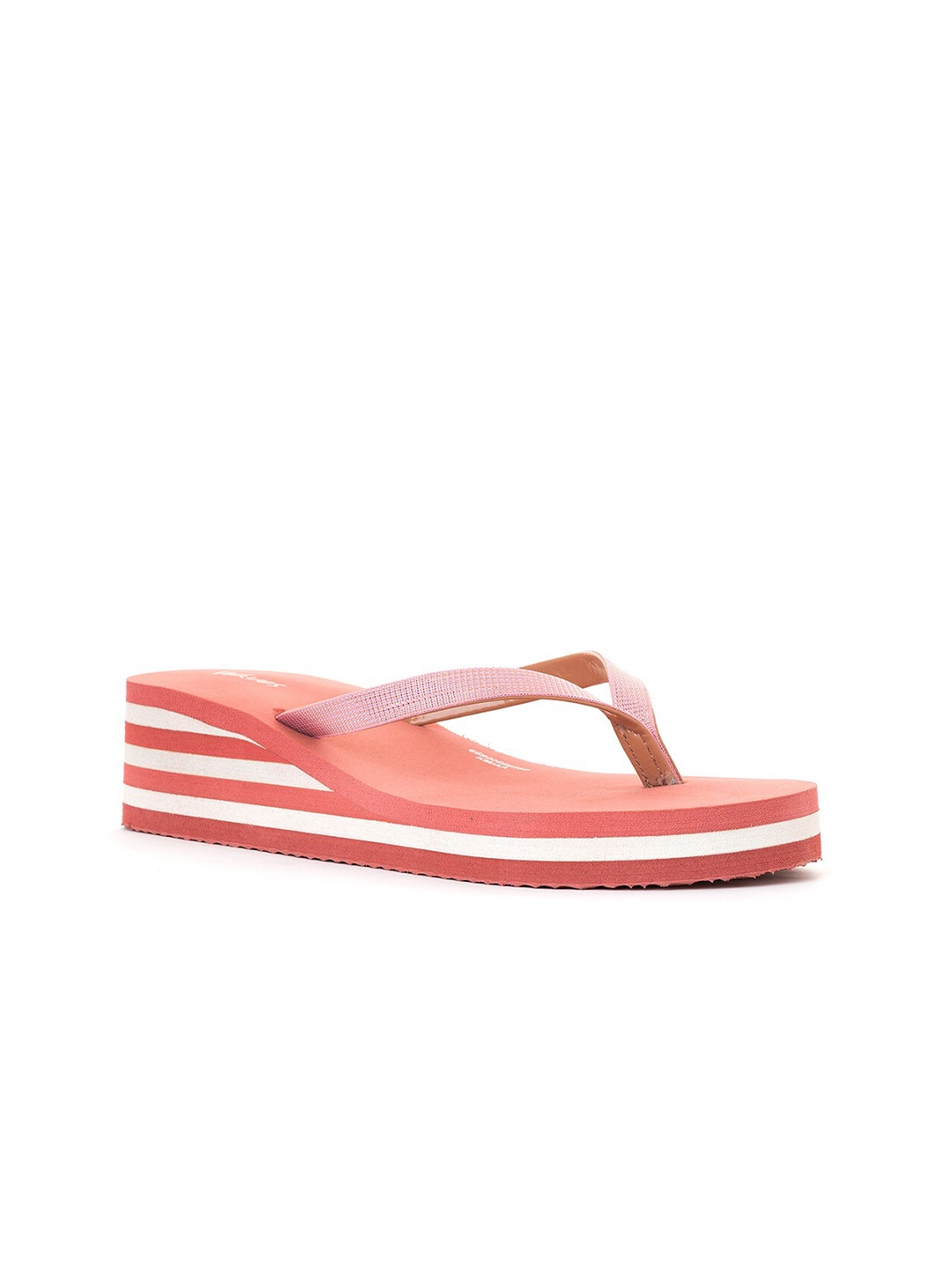 

Khadims Women Pink & White Slip-On