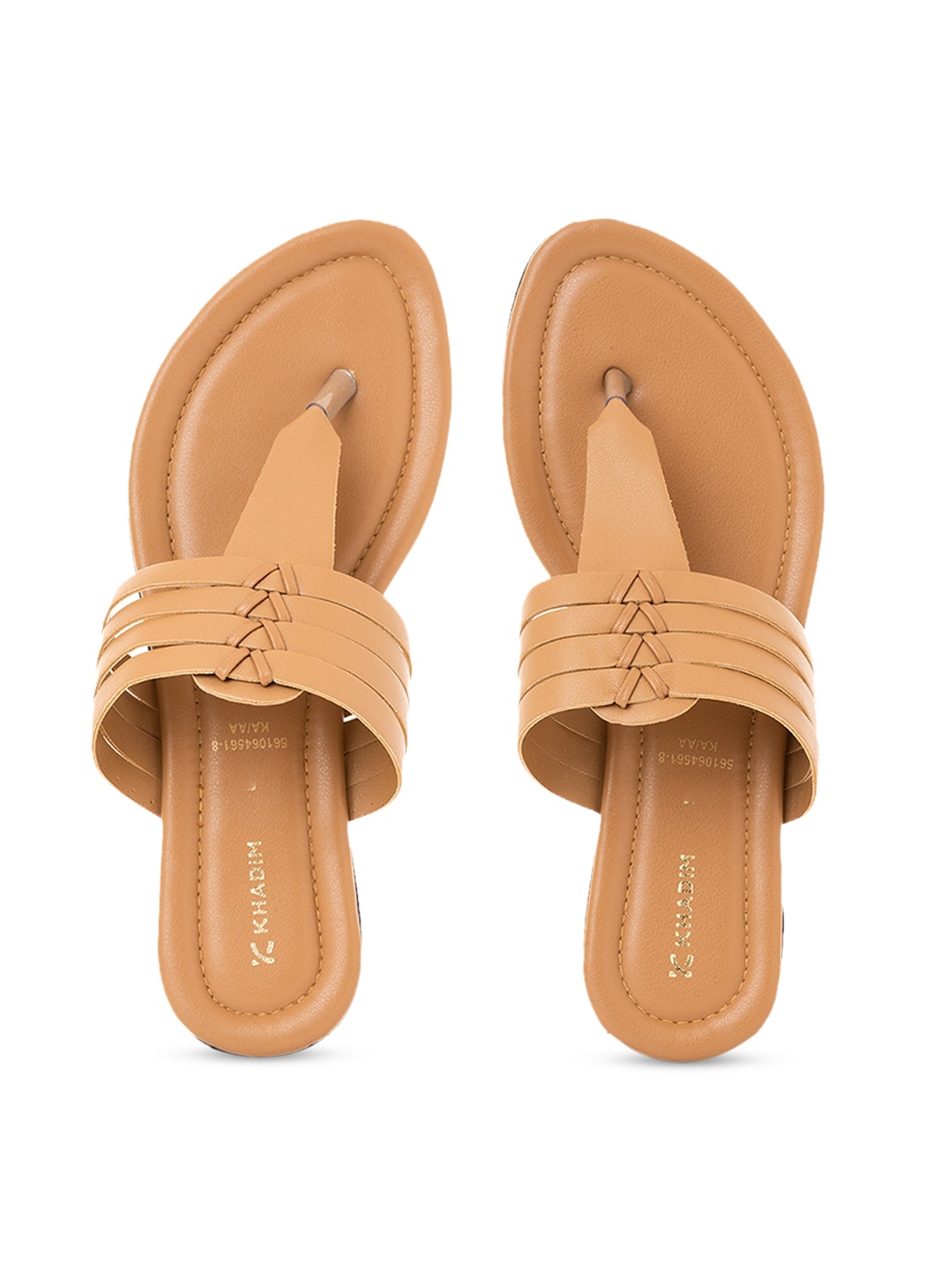 

Khadims Women Beige Slip On Sandal