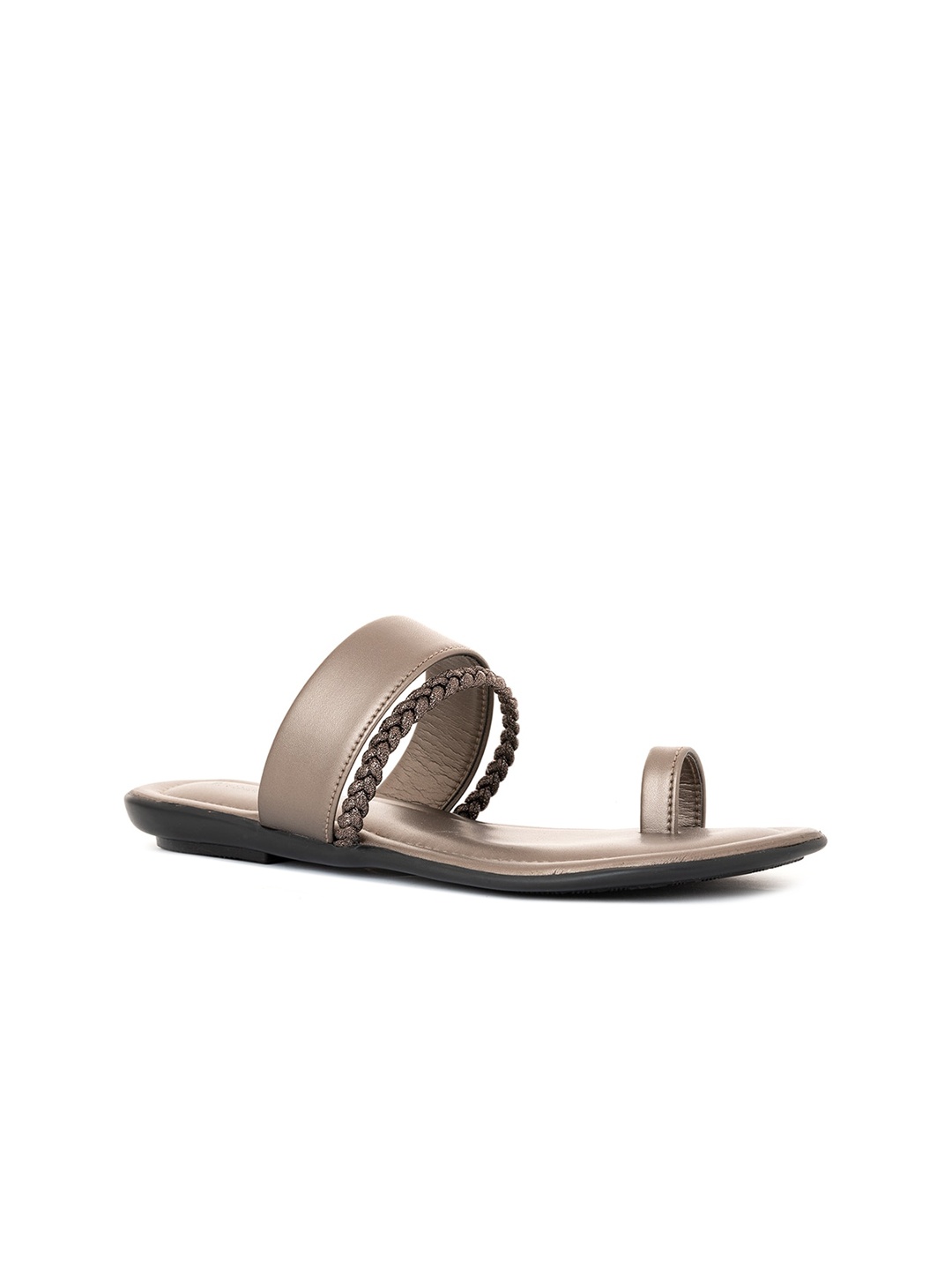 

Khadims Women Grey Colourblocked Flats