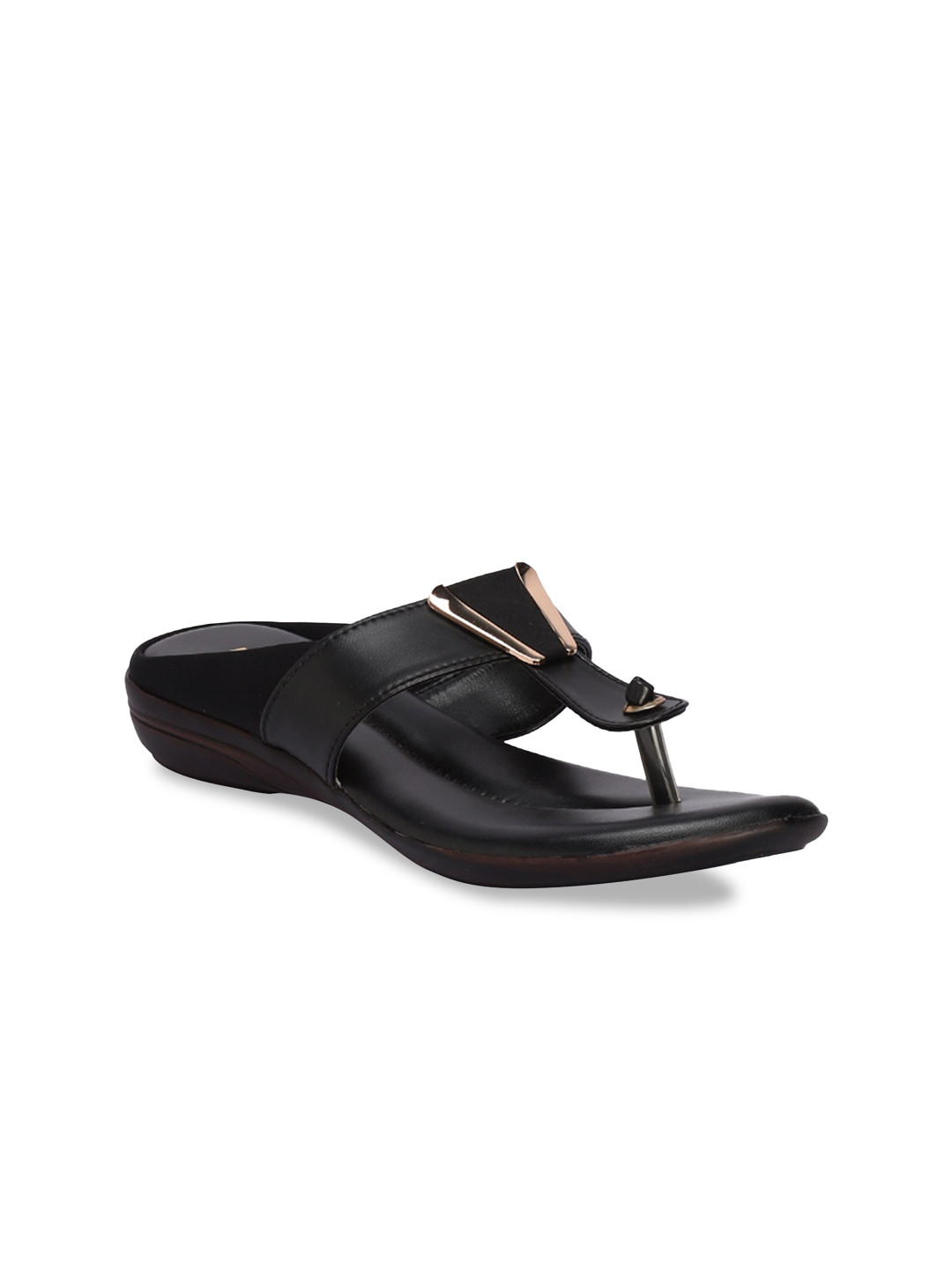 

Khadims Women Black Open Toe Flats