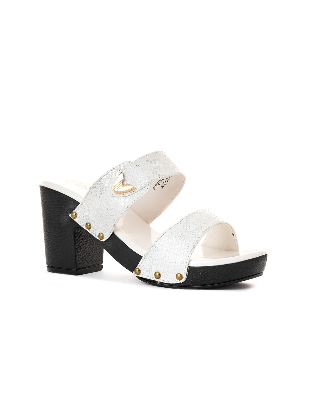 

Khadims Women White Block Heels