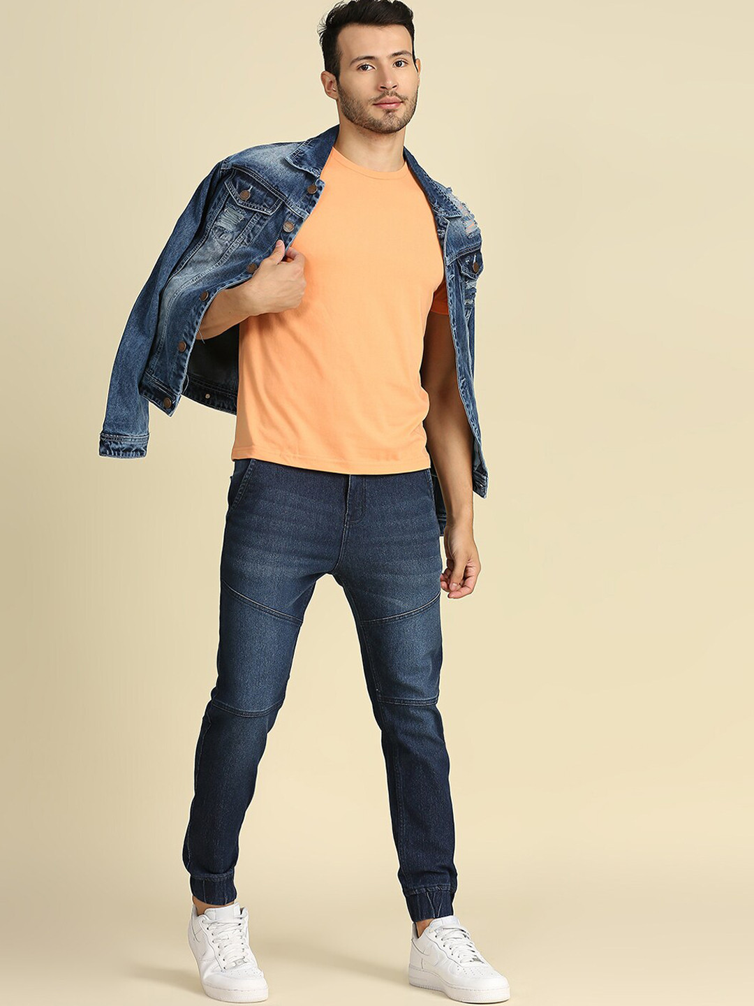 

High Star Men Blue Slim Fit Light Fade Stretchable Jeans