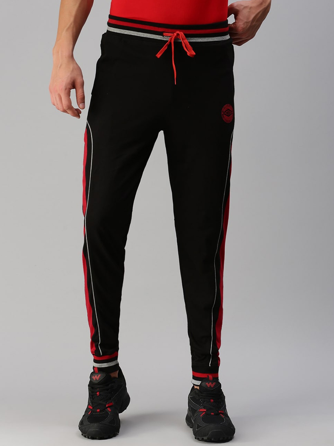 

ONN Black Active Straight-Fit Track Pants