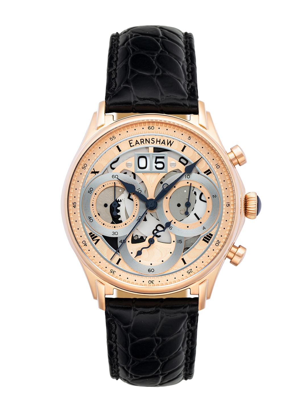 

EARNSHAW Nasmyth Grande Date Chronograph Rose Gold Round Dial Men Watch ES-8260-05