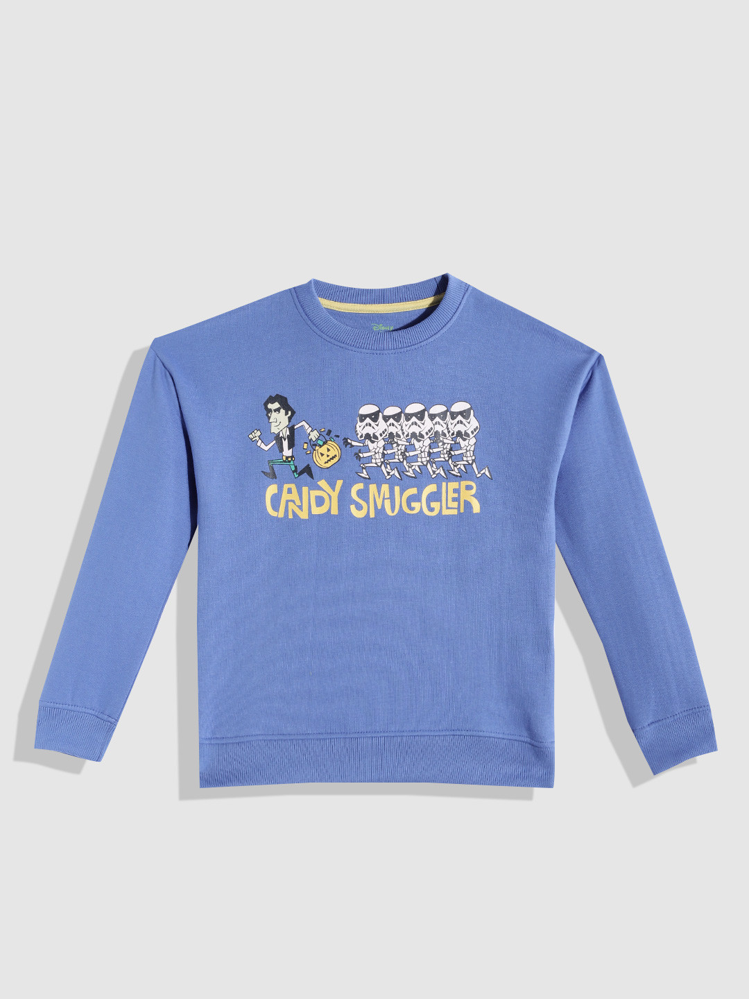

YK Boys Blue & Pink Graphic Printed Sweatshirt