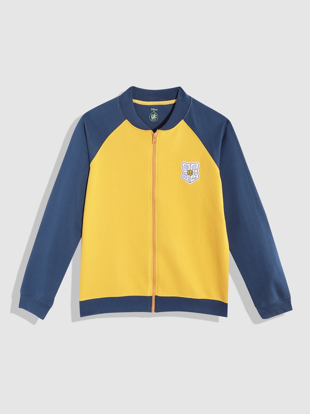

YK Warner Bros Teen Boys Yellow Solid Sweatshirt