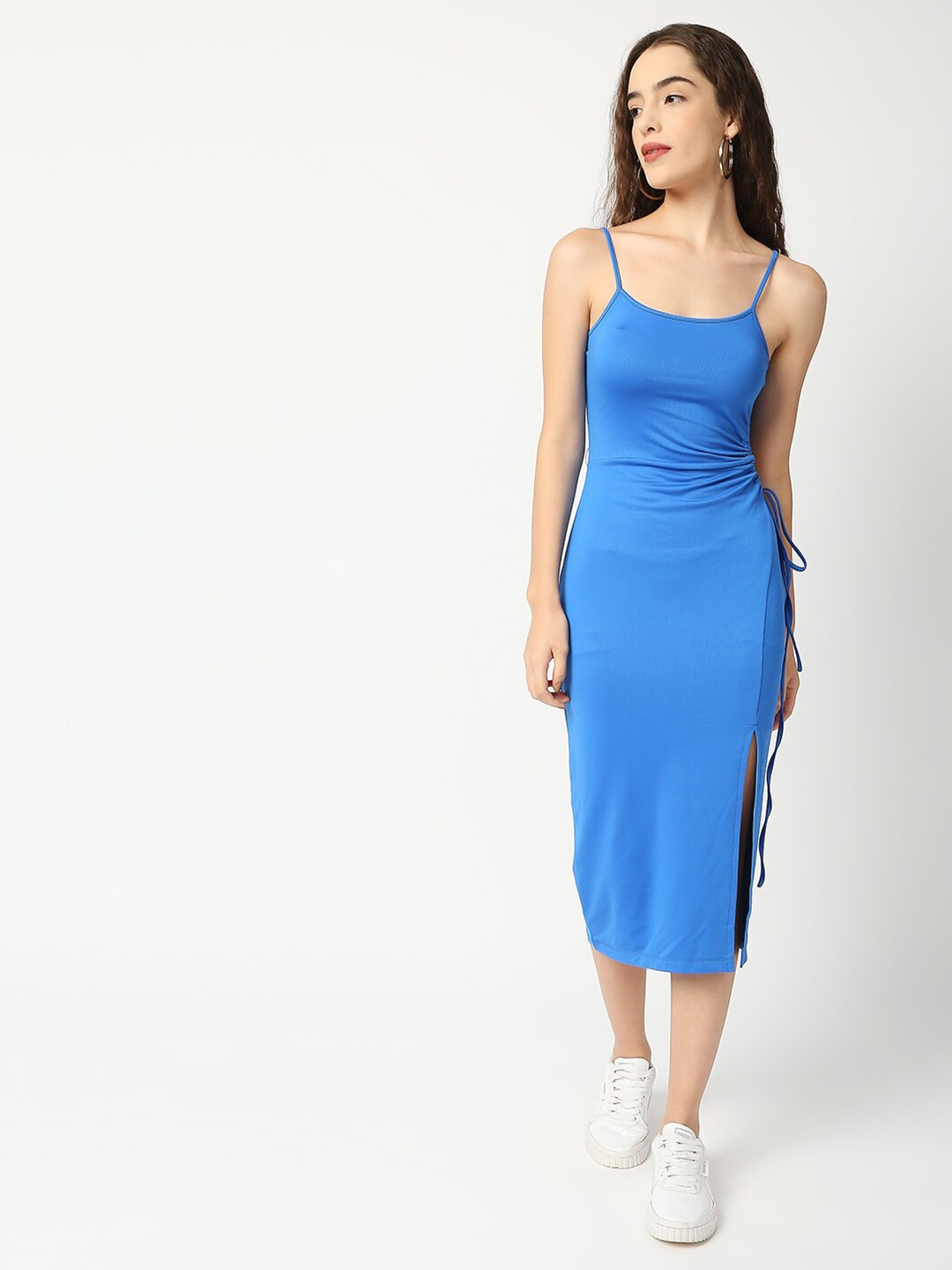 

Disrupt Women Blue Bodycon Midi Dress