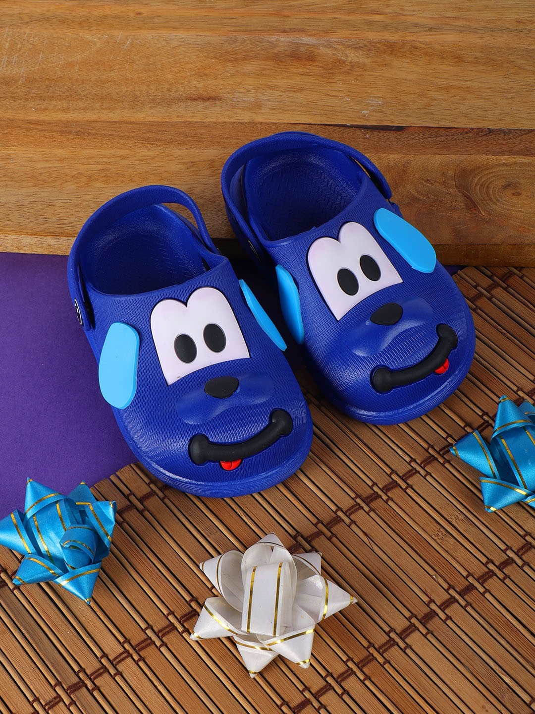 

PASSION PETALS Dog Style Clogs For Kids, Blue