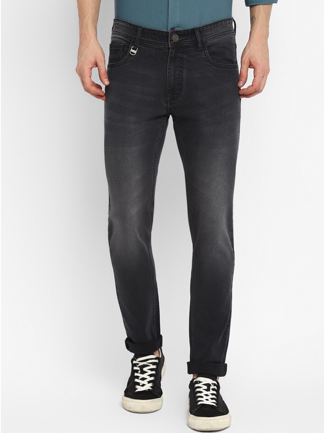 

Red Chief Men Grey Light Fade Stretchable Jeans