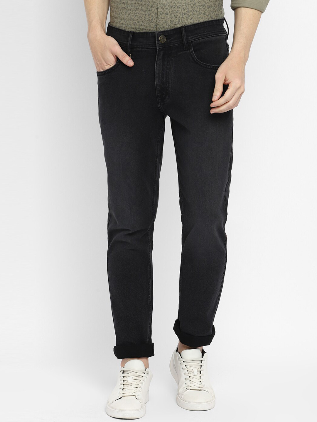 

Red Chief Men Grey Stretchable Jeans