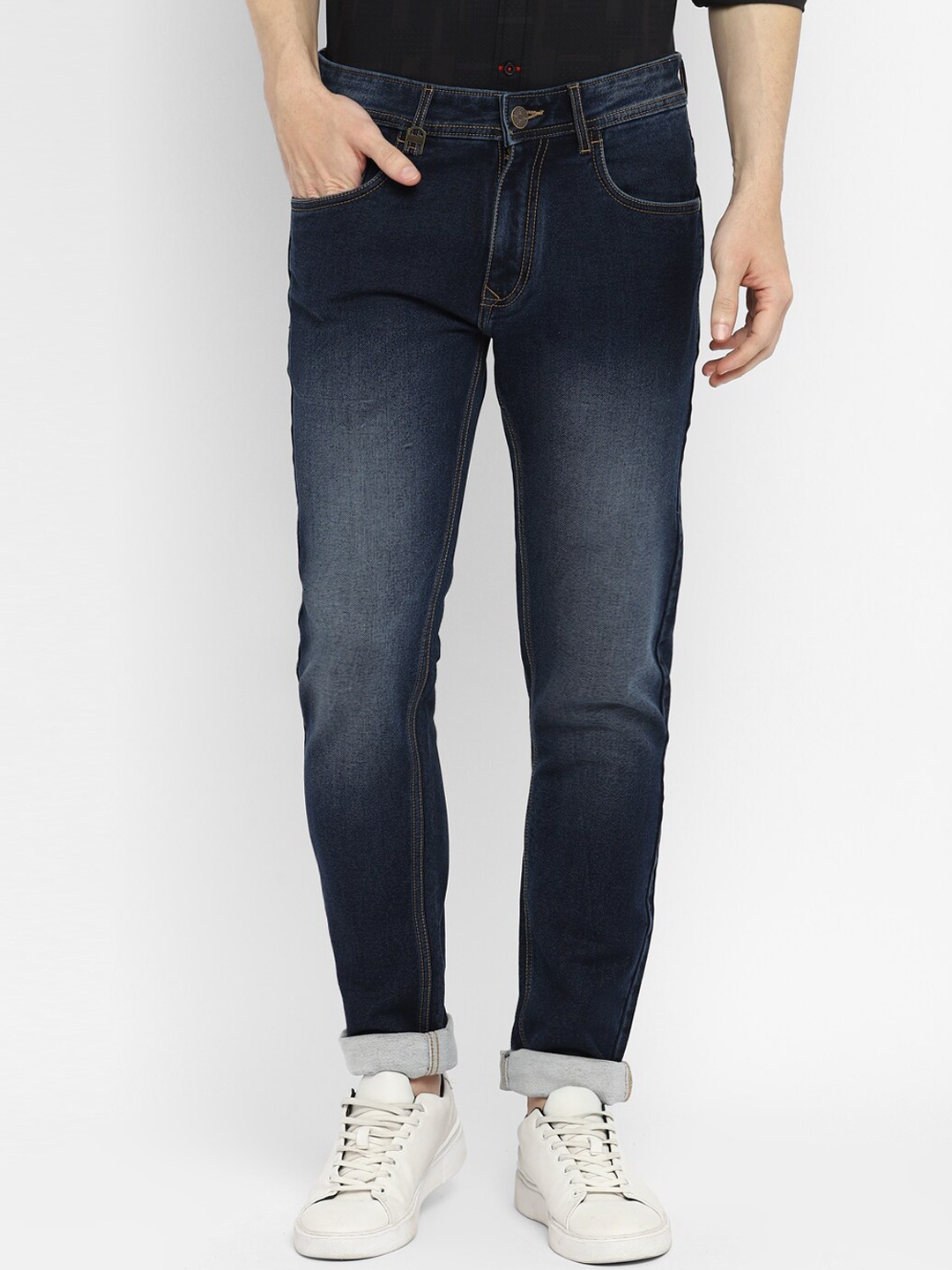 

Red Chief Men Blue Heavy Fade Stretchable Jeans