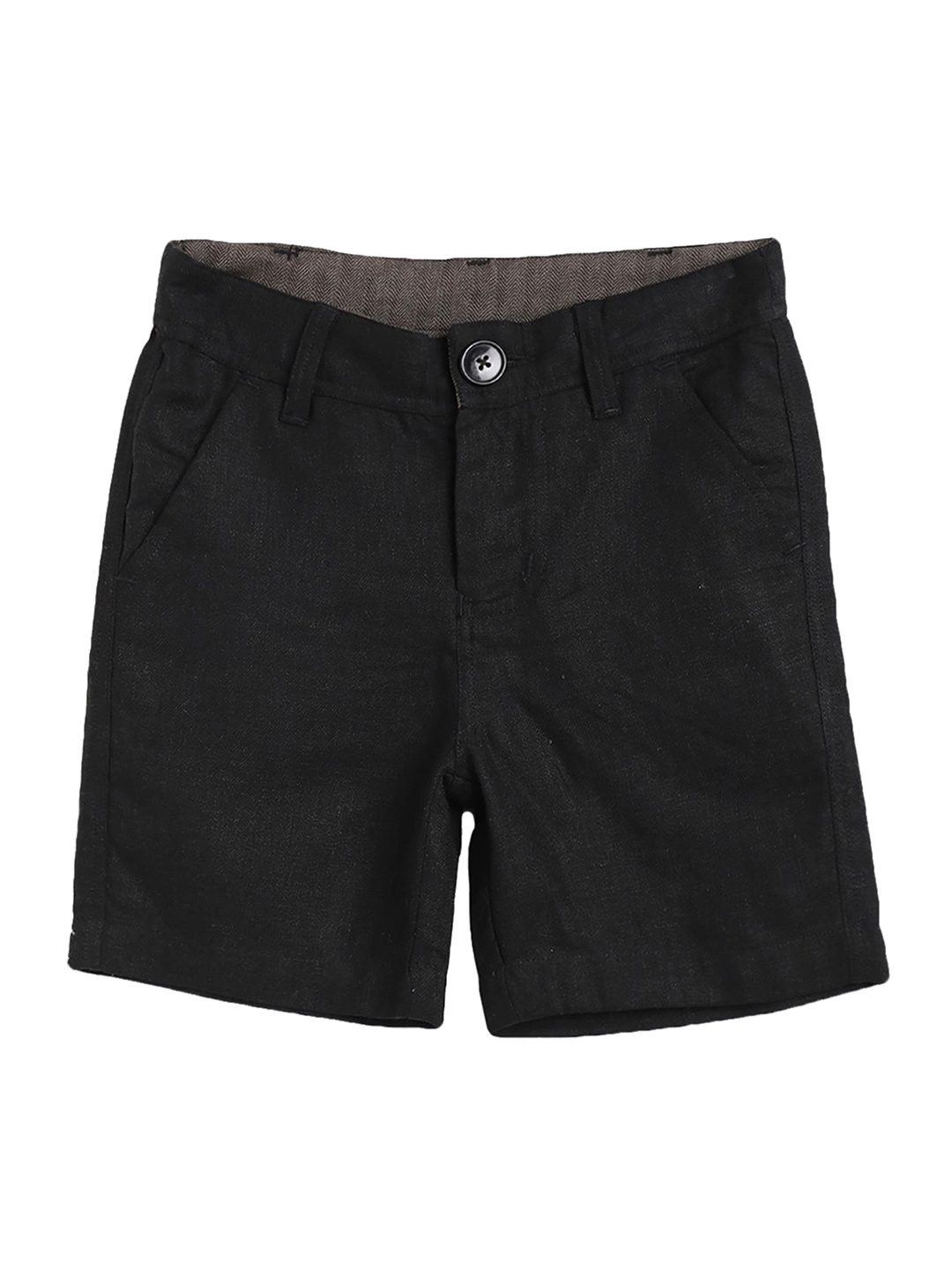 

Cherry Crumble Kids-Boys Black Shorts