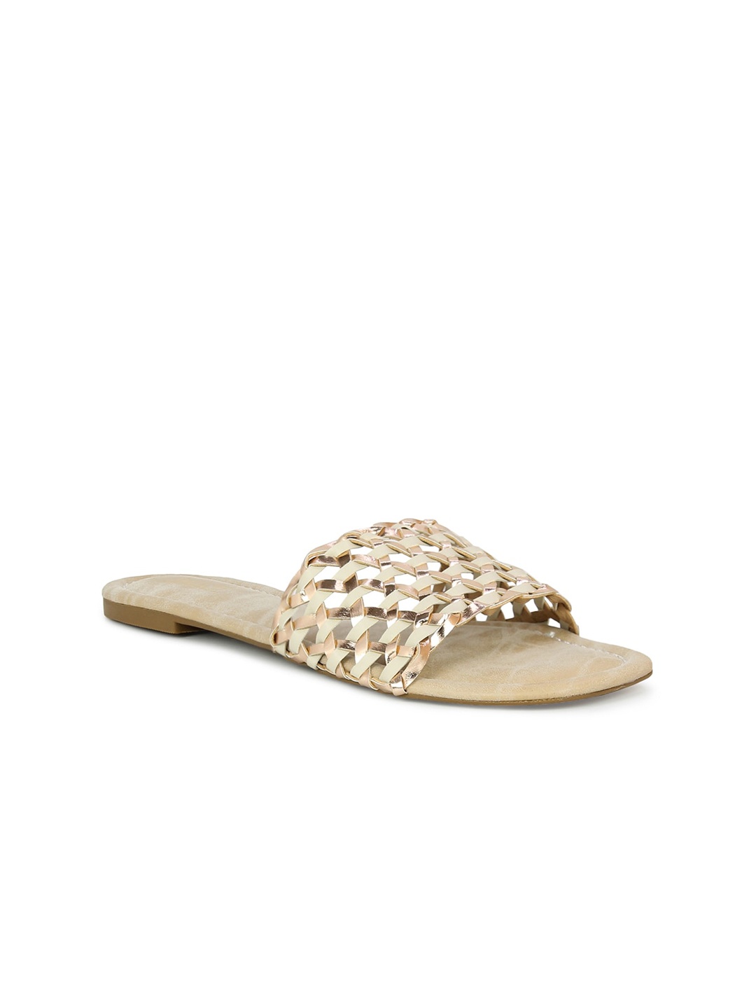 

Inc 5 Women Rose Gold Flats
