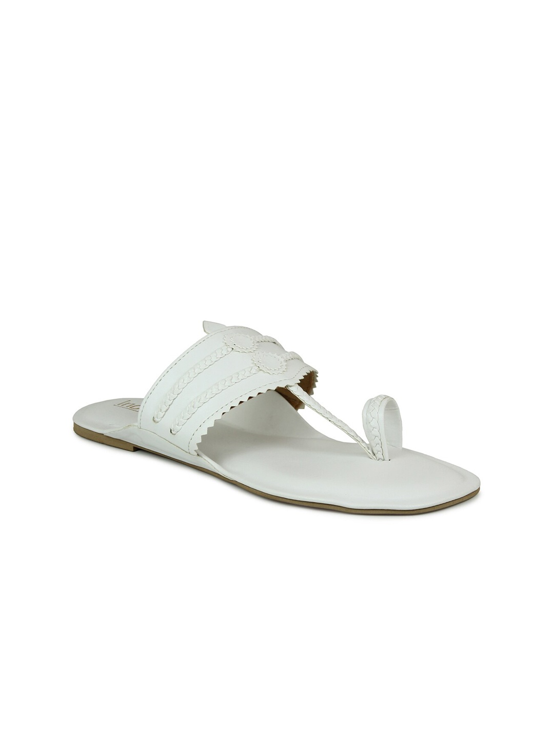 

Inc 5 Women White Ethnic Flats