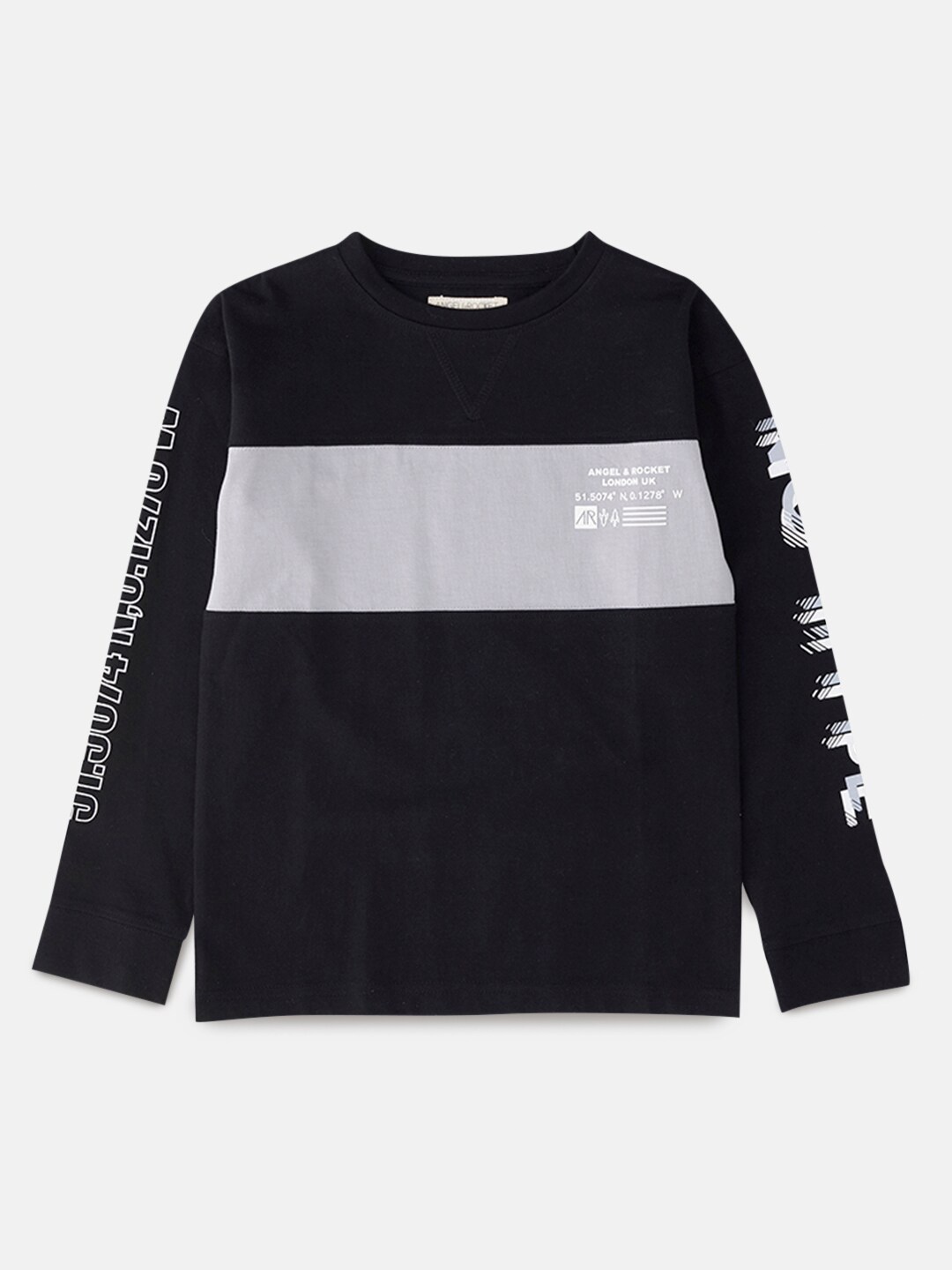 

Angel & Rocket Boys Black Sweatshirt