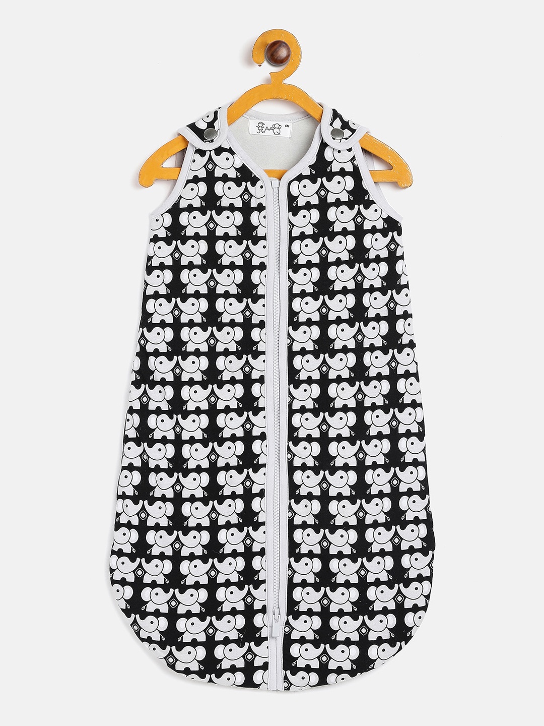 

JWAAQ Unisex Kids Infant Black Printed Baby Sleeping Bag