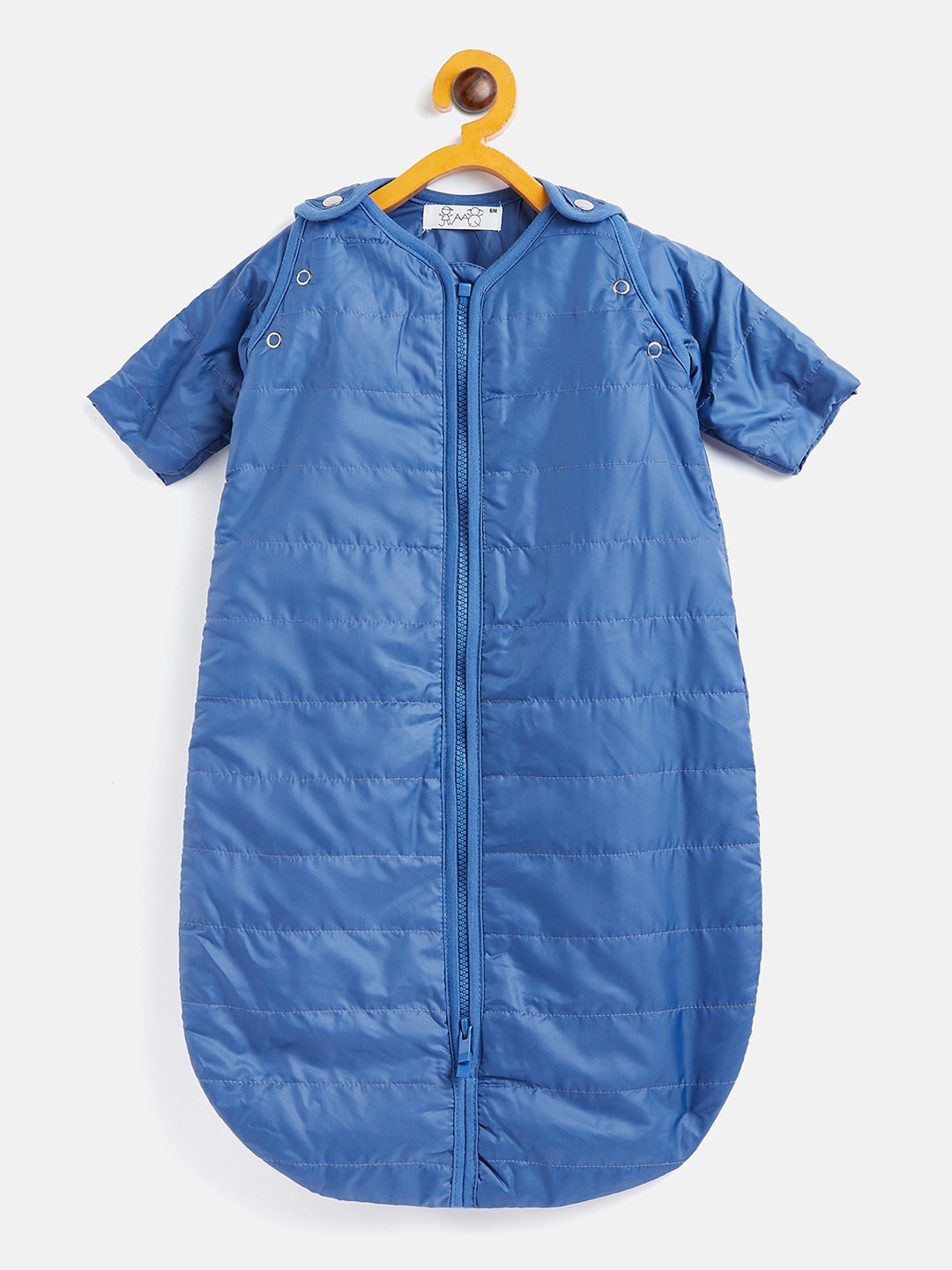 

JWAAQ Infant Kids Blue Solid Pure Cotton Sleeping Bag