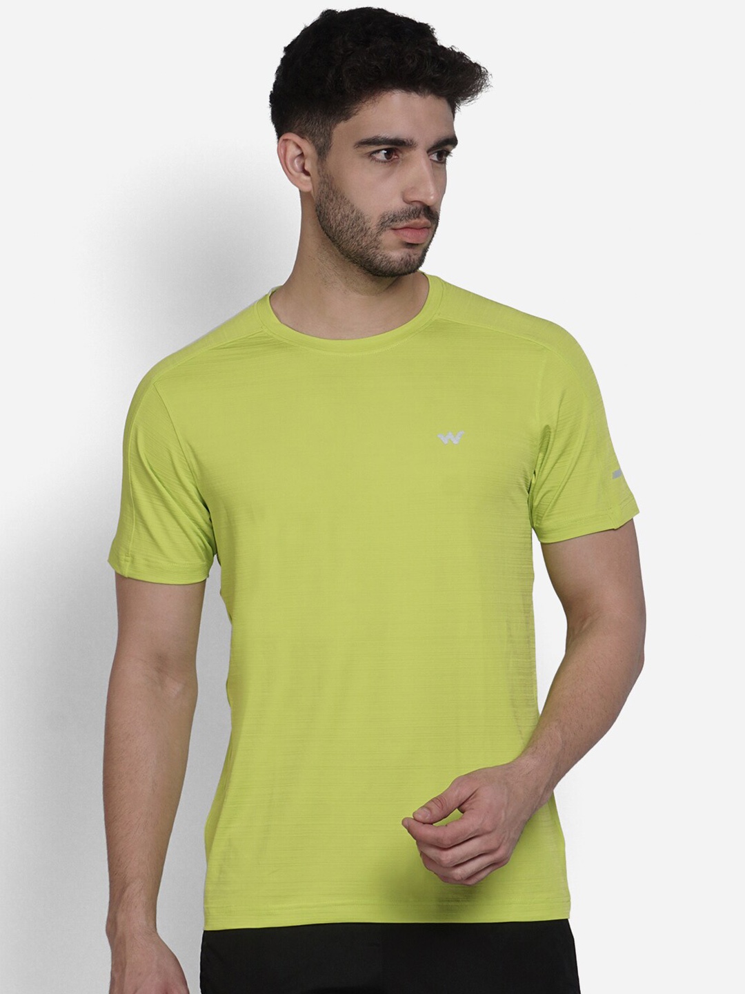 

Wildcraft Men Lime Green T-shirt