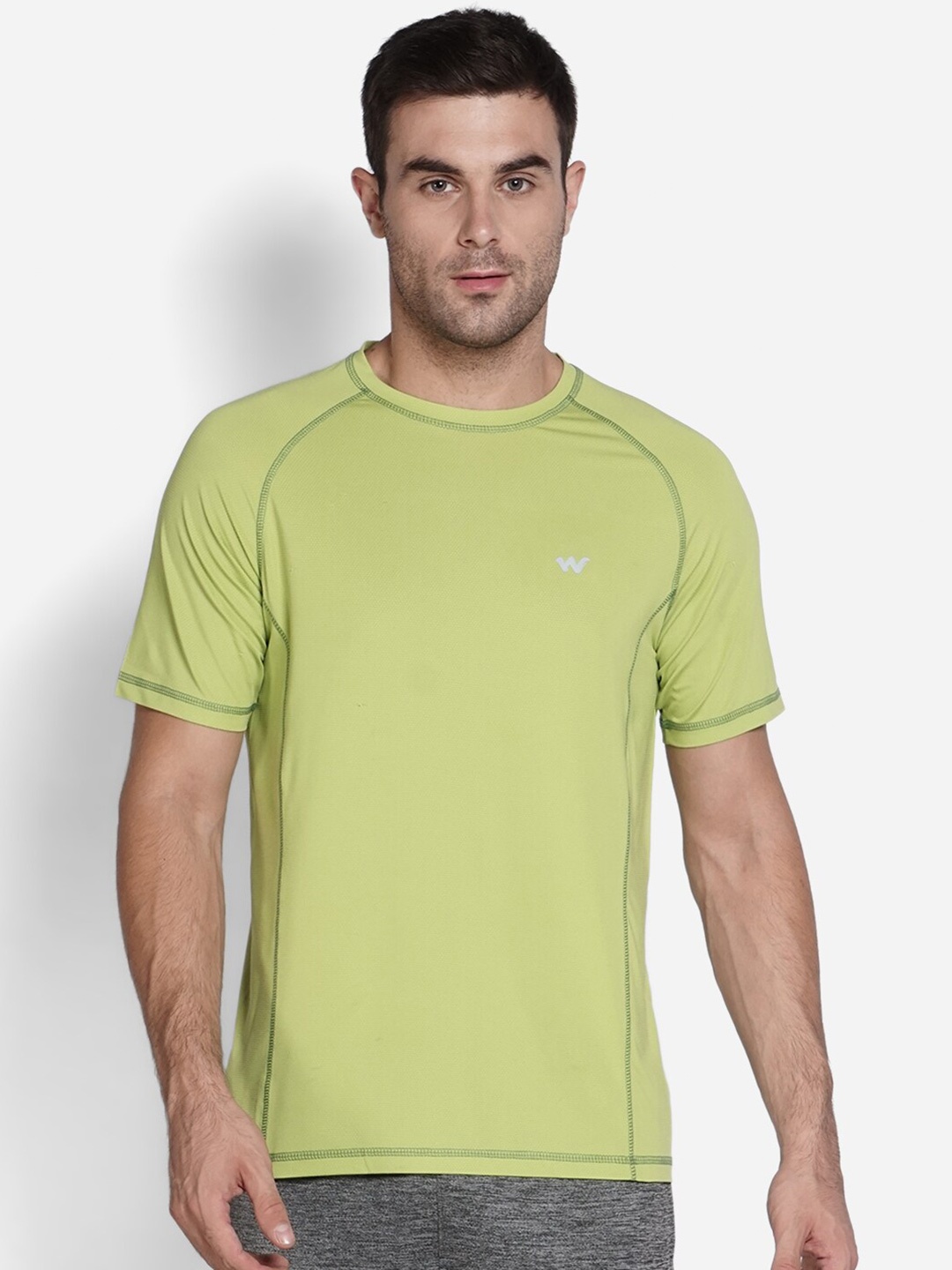 

Wildcraft Men Lime Green T-shirt