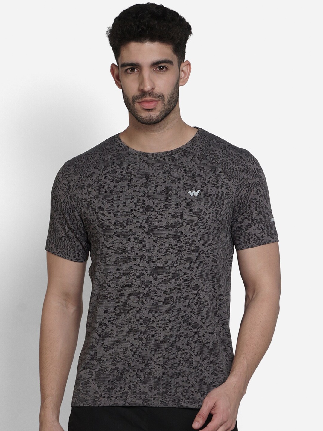 

Wildcraft Men Grey Printed T-shirt