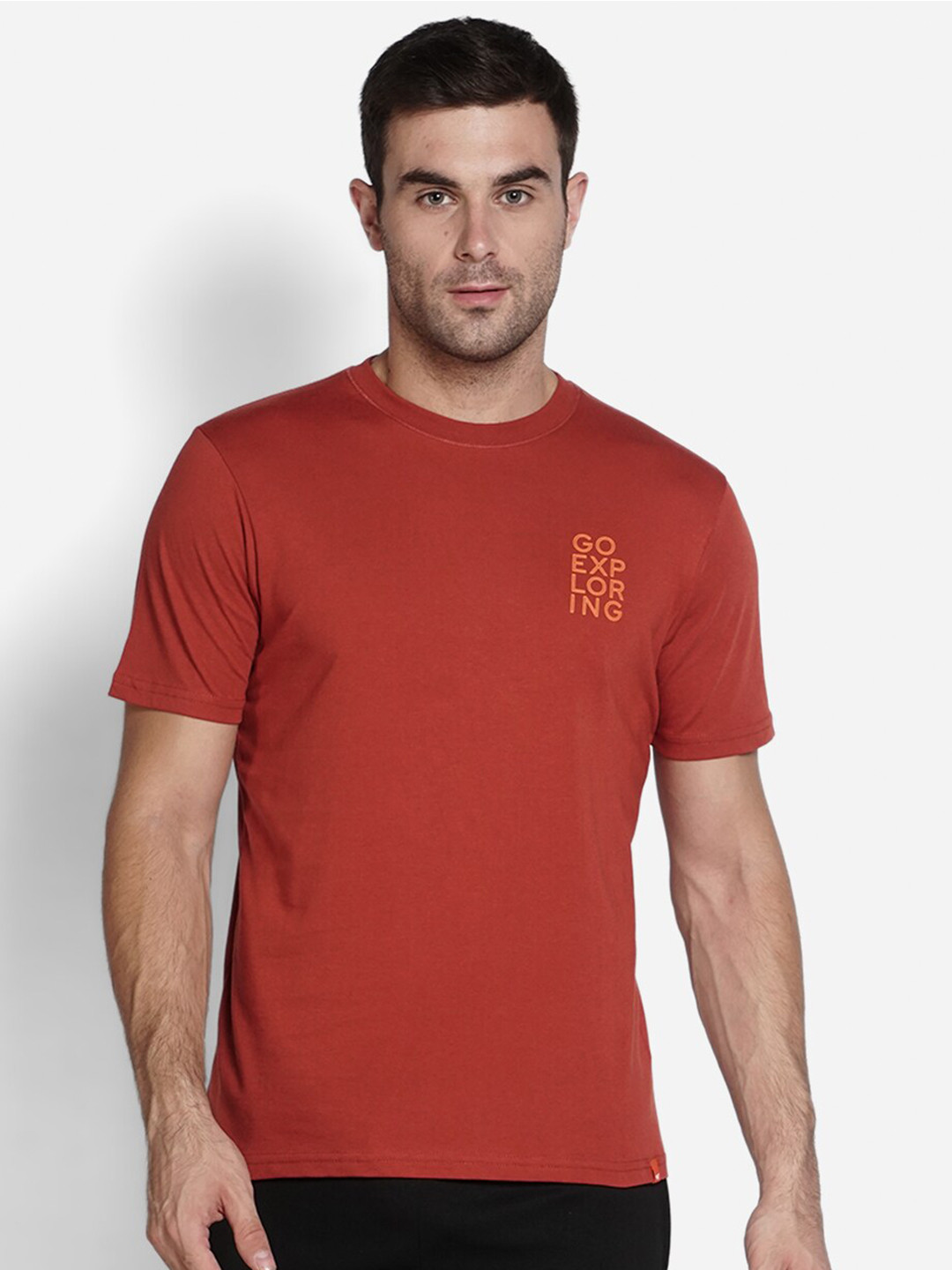 

Wildcraft Men Brown T-shirt