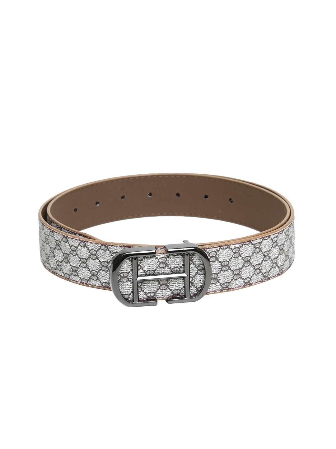 

Calvadoss Women Beige Printed PU Casual Belt