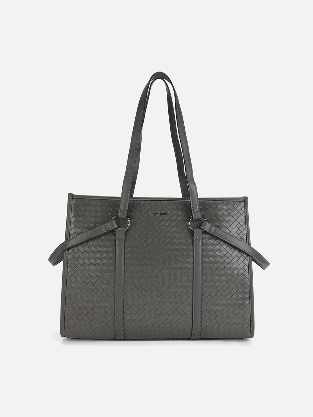 

Allen Solly Textured PU Structured Shoulder Bag, Olive