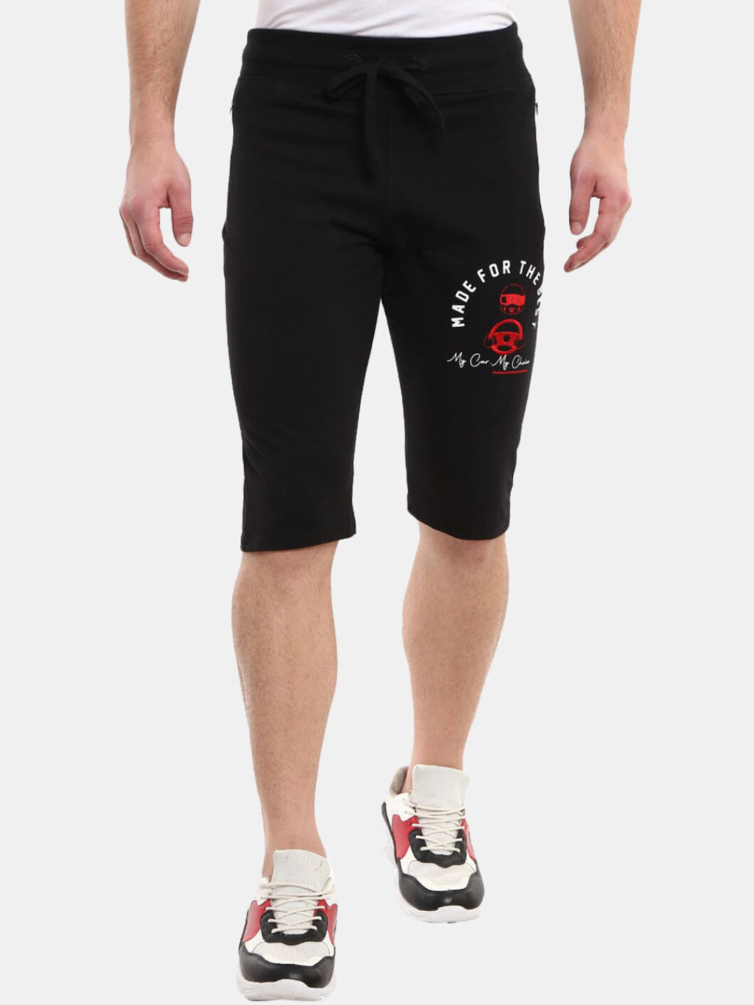

V-Mart Men Black Outdoor Shorts