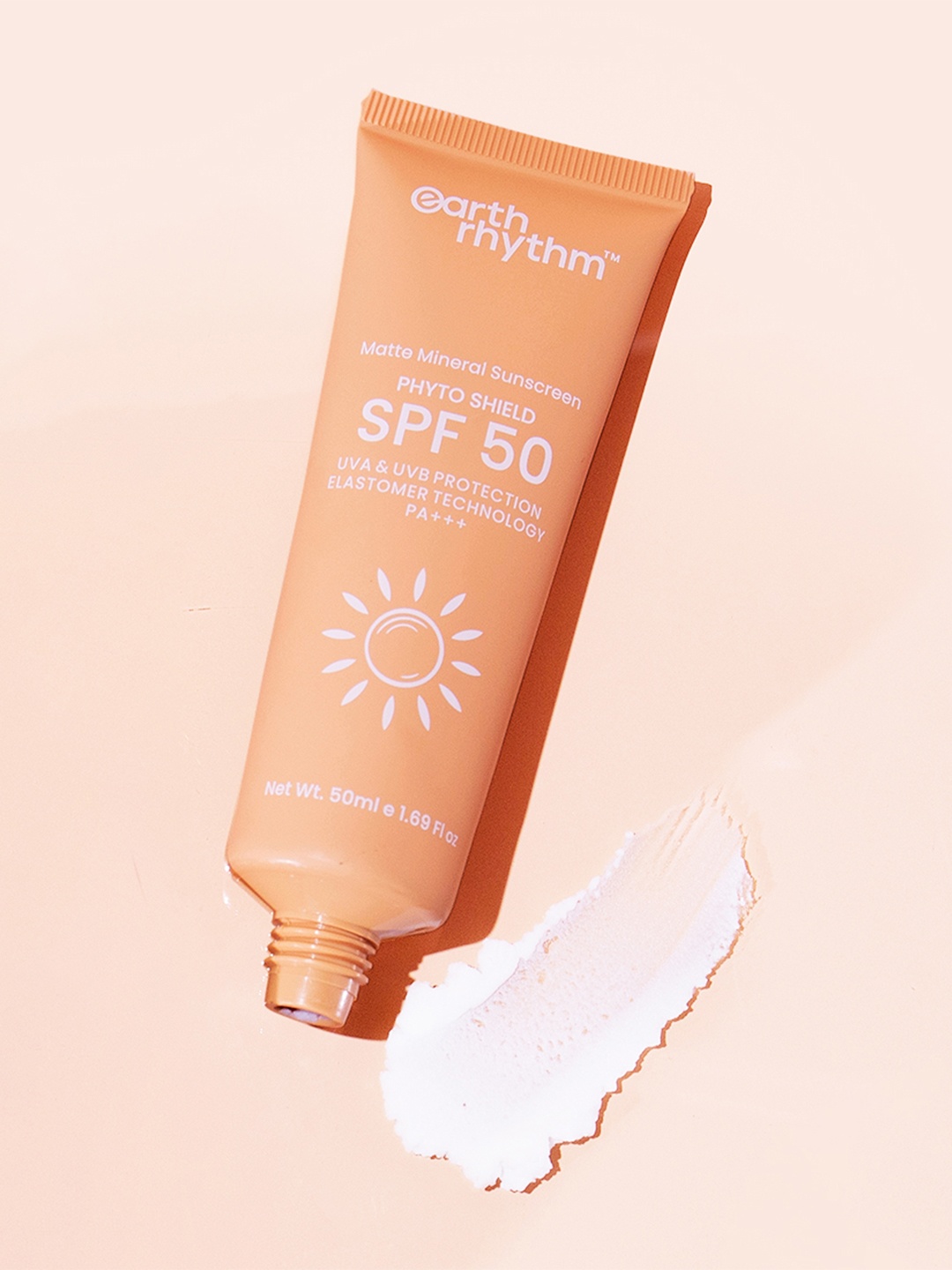 

Earth Rhythm Phyto Shield Matte Mineral Sunscreen SPF 50 - 50ml, Yellow