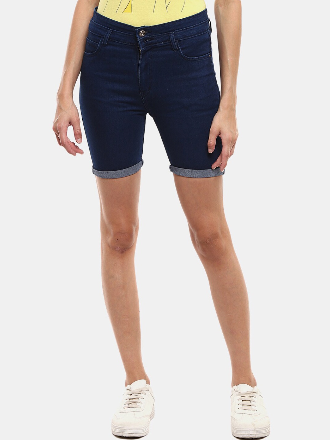 

V-Mart Women Blue Denim Shorts