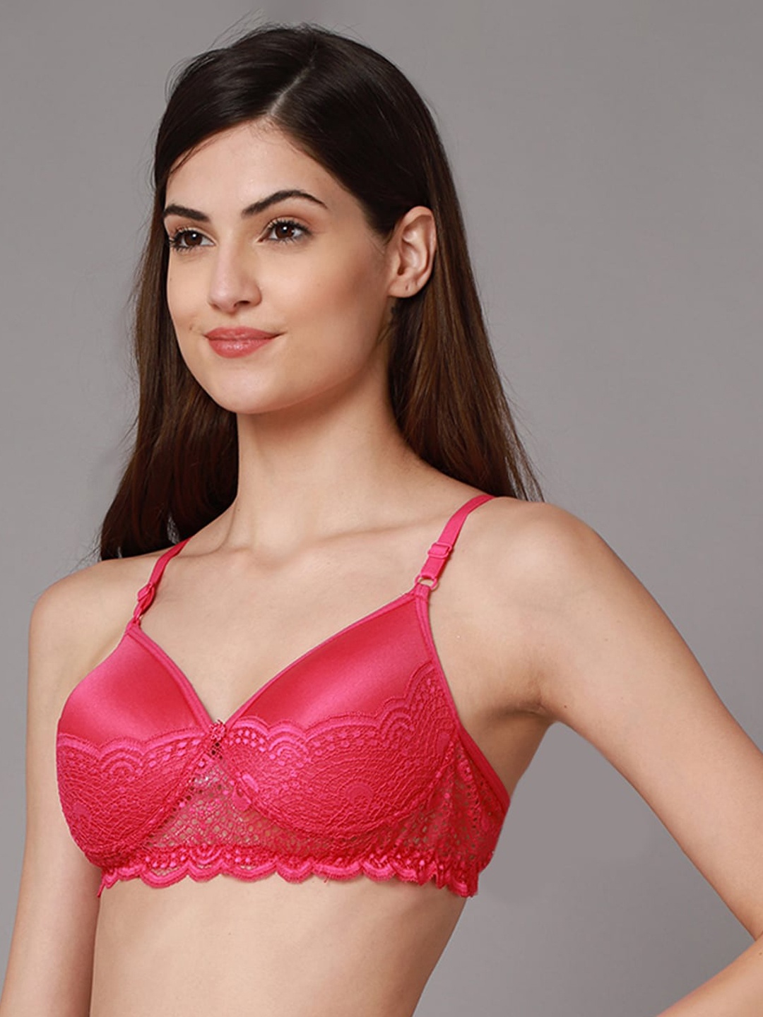 

PrettyCat Women Rose Bra Lightly Padded