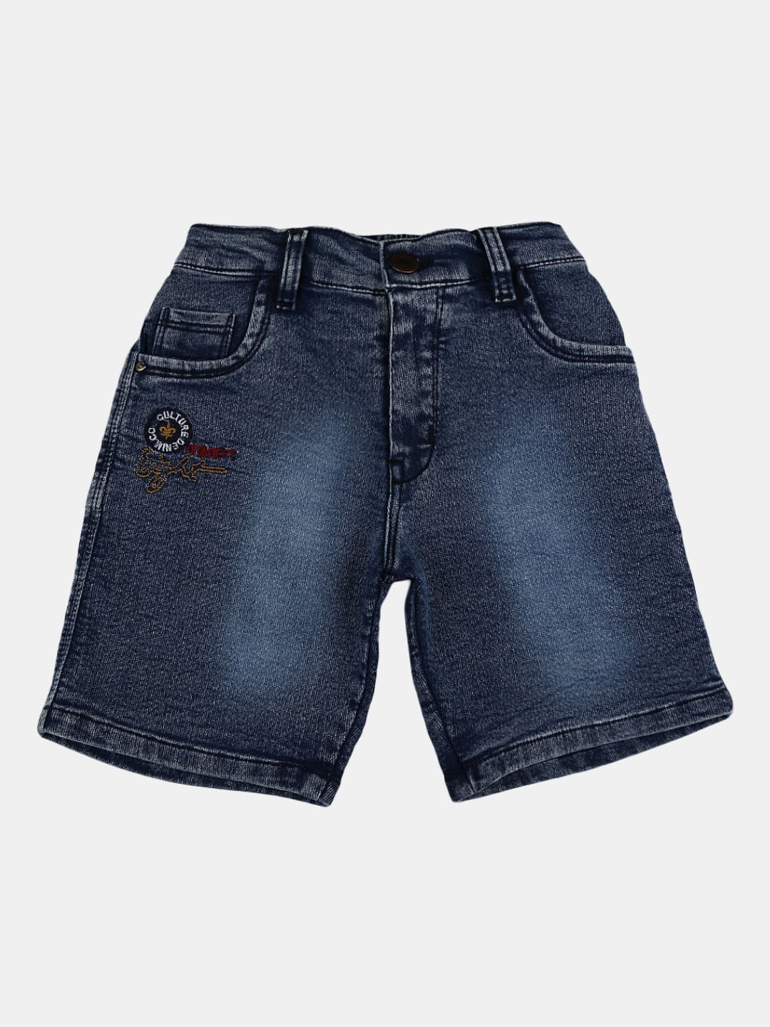 

V-Mart Boys Blue Washed Outdoor Denim Shorts