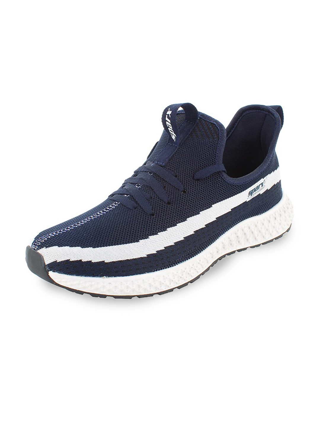 

Sparx Women Blue Textile High-Top Running Non-Marking Shoes