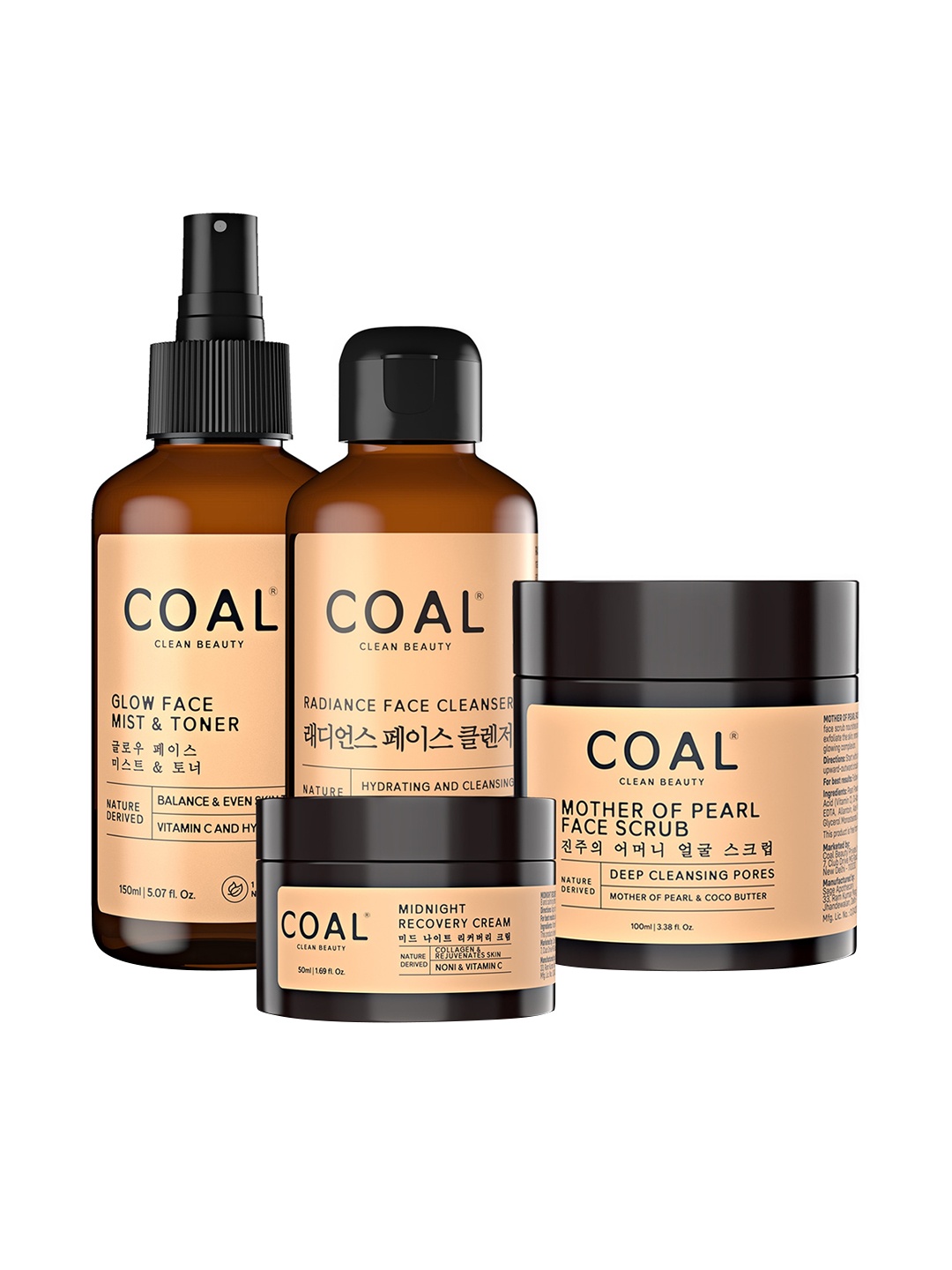 

COAL CLEAN BEAUTY Hydrating Combo for Radiant & Nourished Skin - 450ml, Na