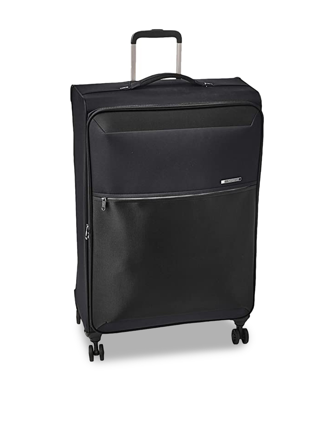 

Samsonite Black Solid Soft Sided Large Trolley Suitcase