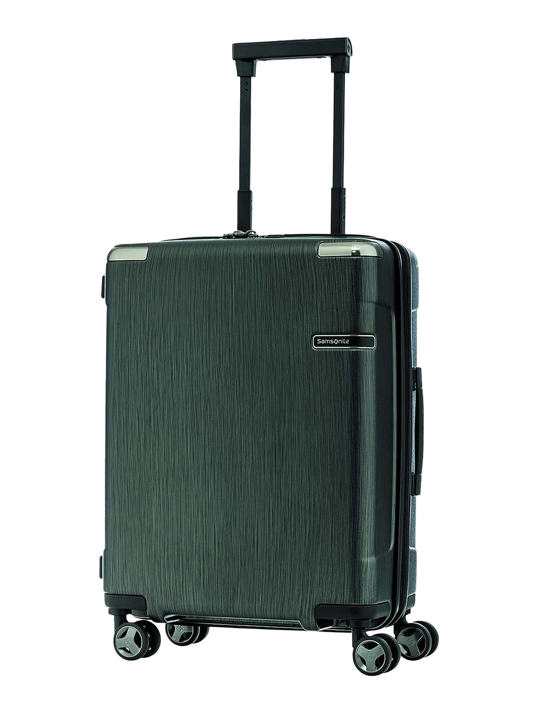 

Samsonite EVOA Solid Hard Sided Cabin Trolley Suitcase, Black